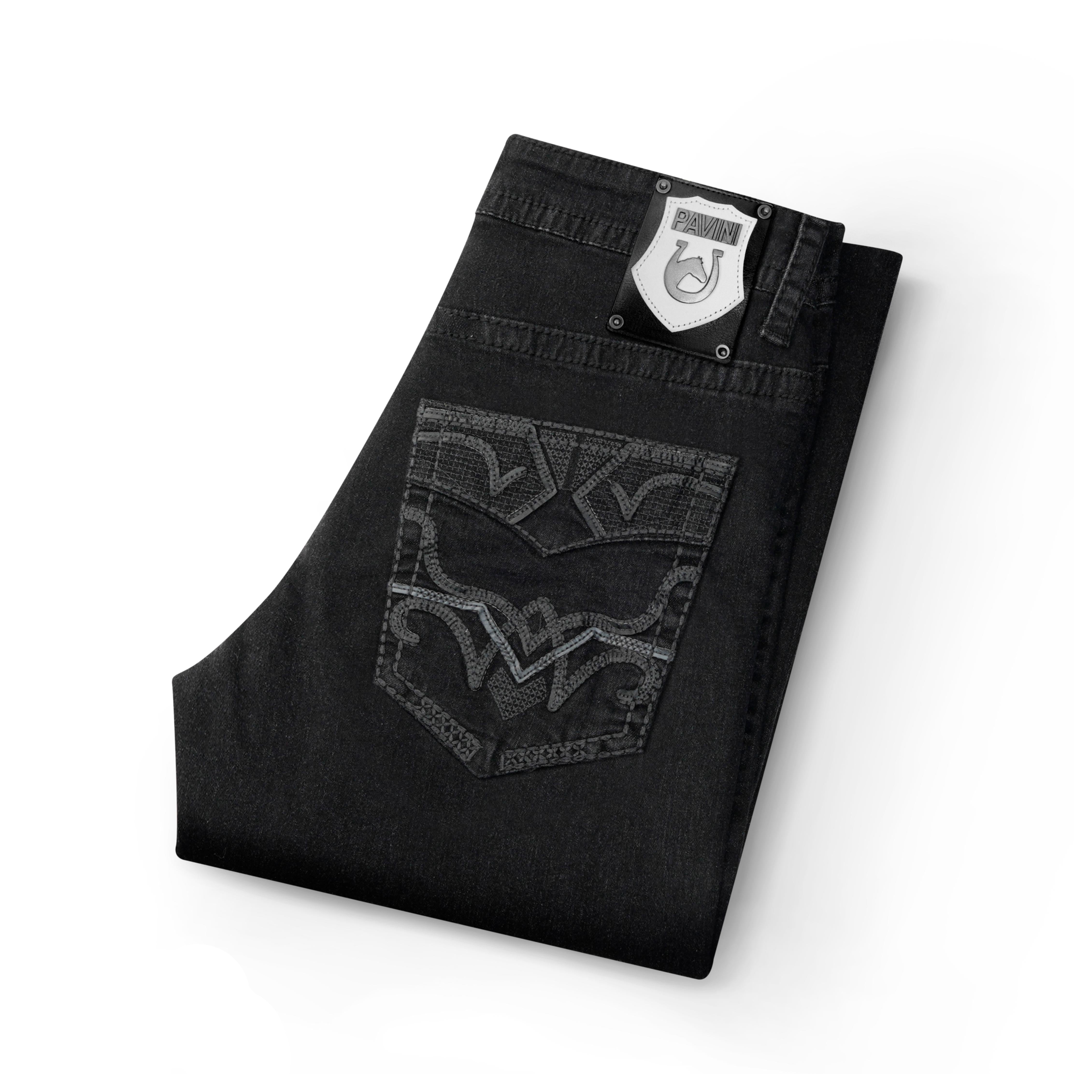 Men’s Western Black Jeans