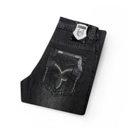 Men’s Heavy Stitch Black Jeans