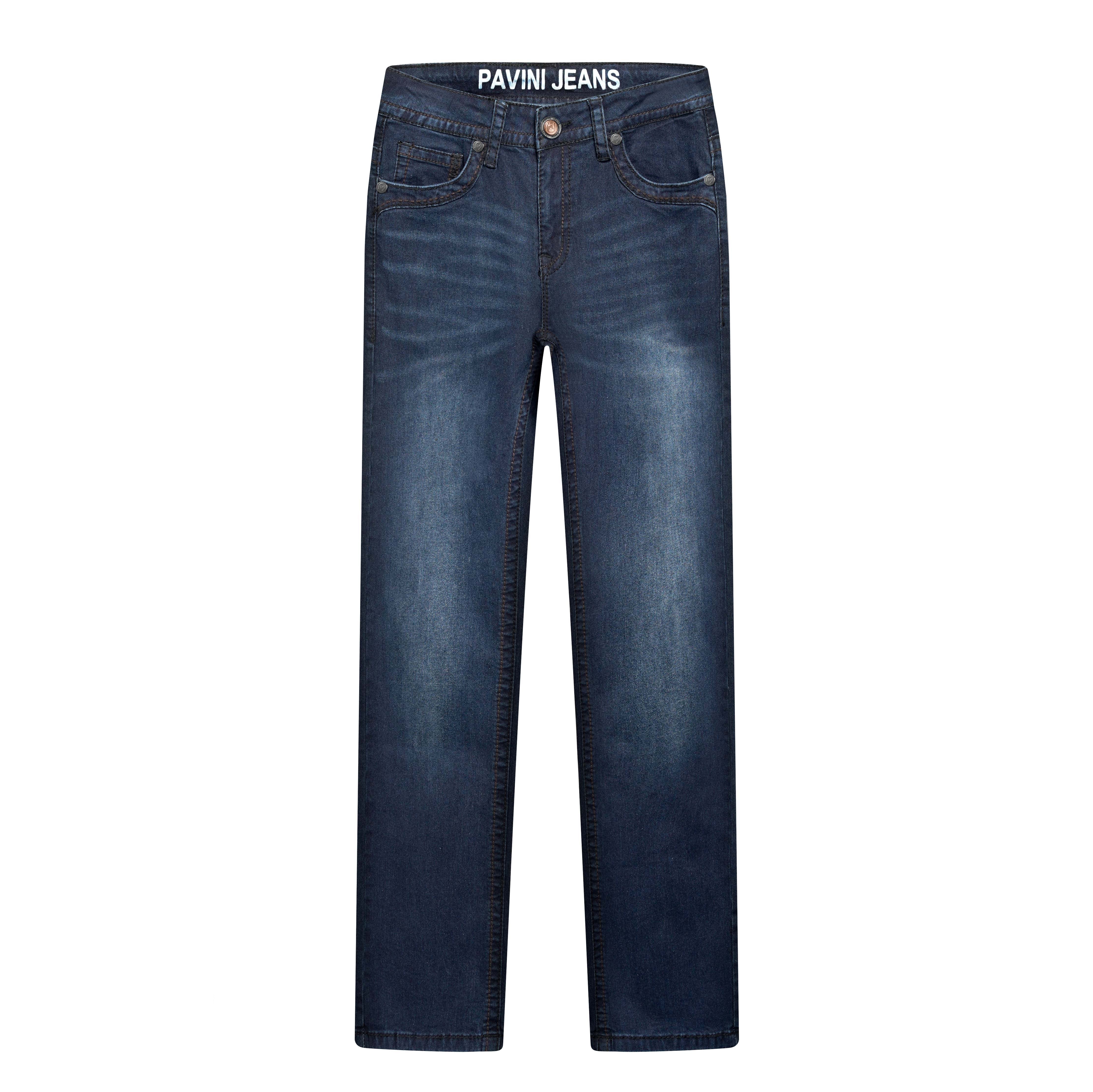 Men’s Heavy Stitch Indigo Jeans