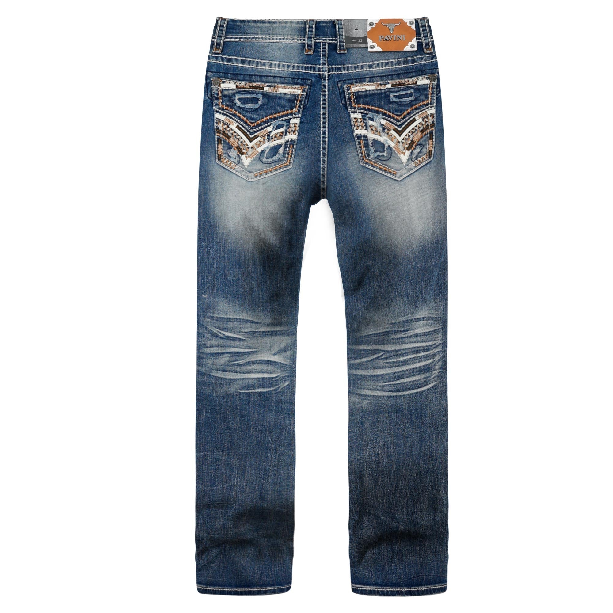 Men’s Design Stitched Jeans