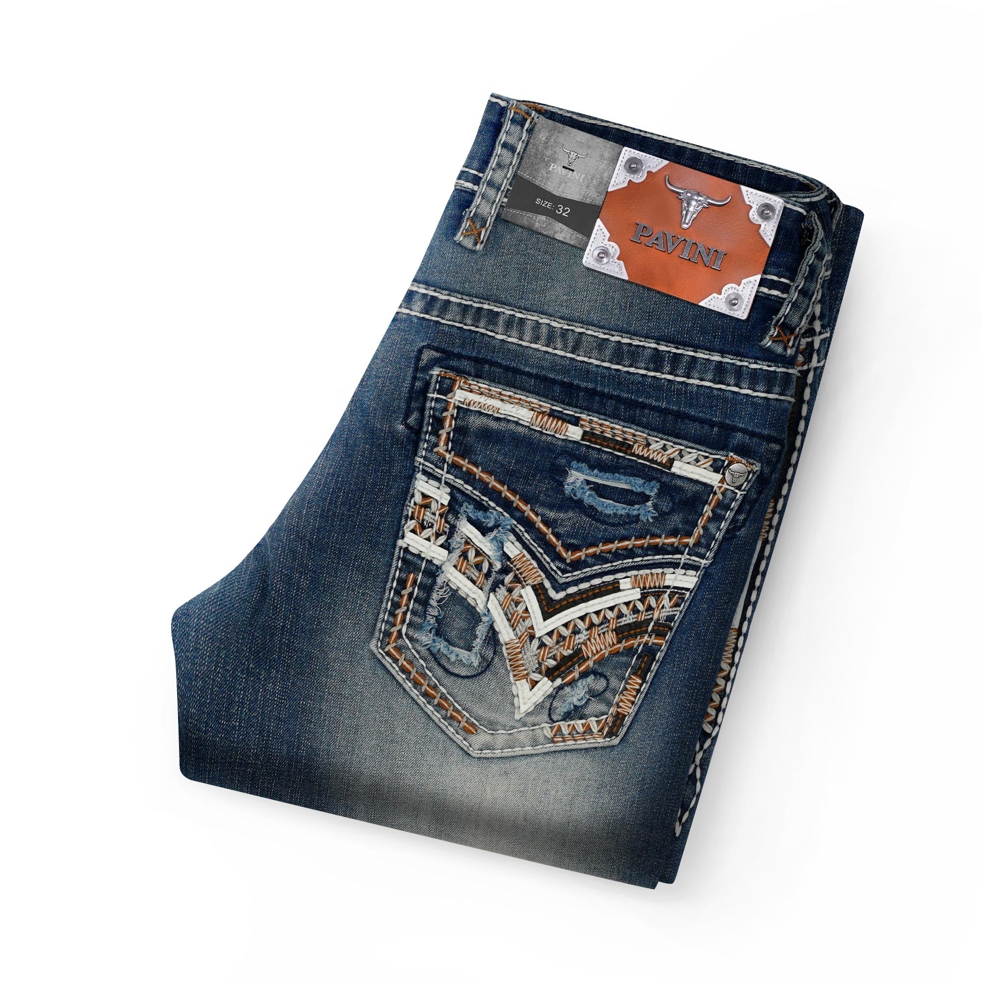 Men’s Design Stitched Jeans