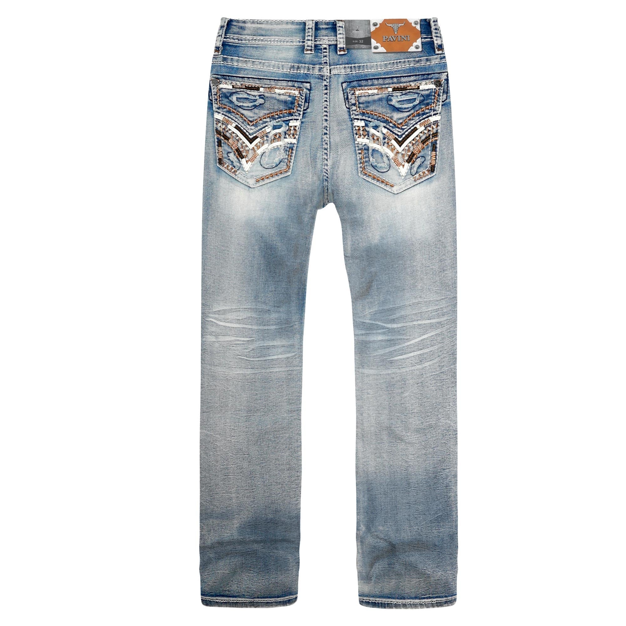 Men’s Design Stitched Jeans