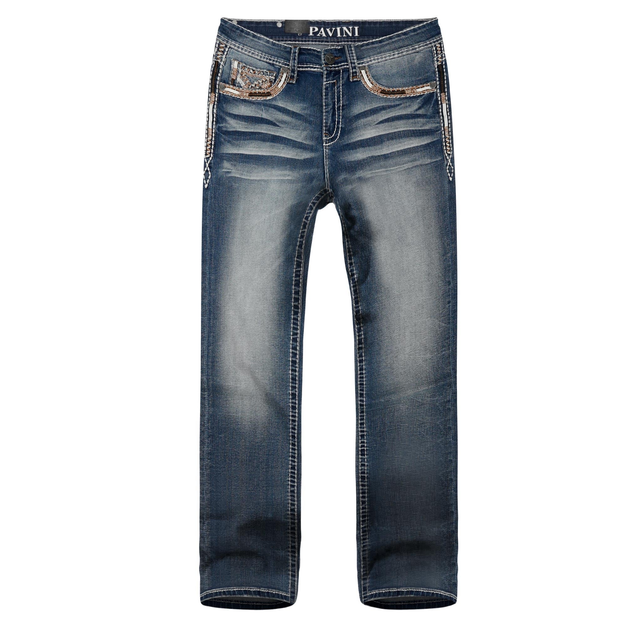 Men’s Design Stitched Jeans