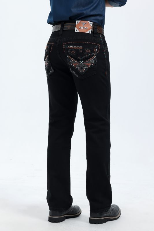 Men’s Design Stitched Jeans