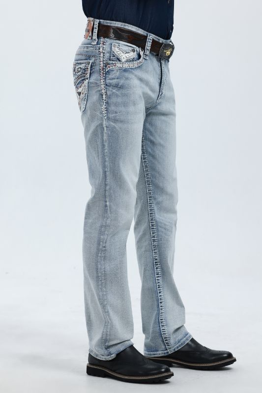 Men’s Design Stitched Jeans