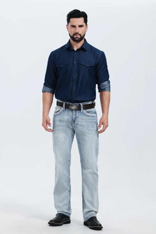 Men’s Design Stitched Jeans