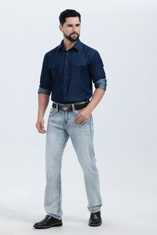 Men’s Design Stitched Jeans