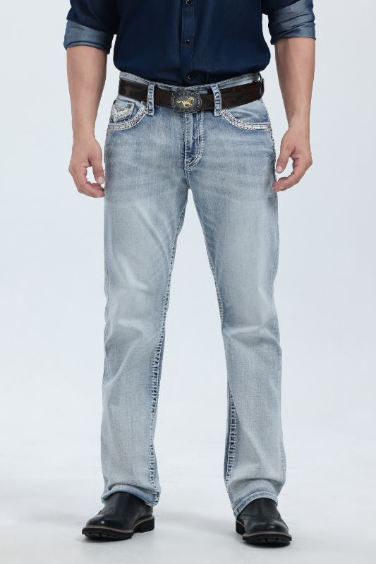Men’s Design Stitched Jeans
