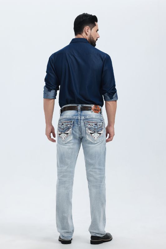 Men’s Design Stitched Jeans