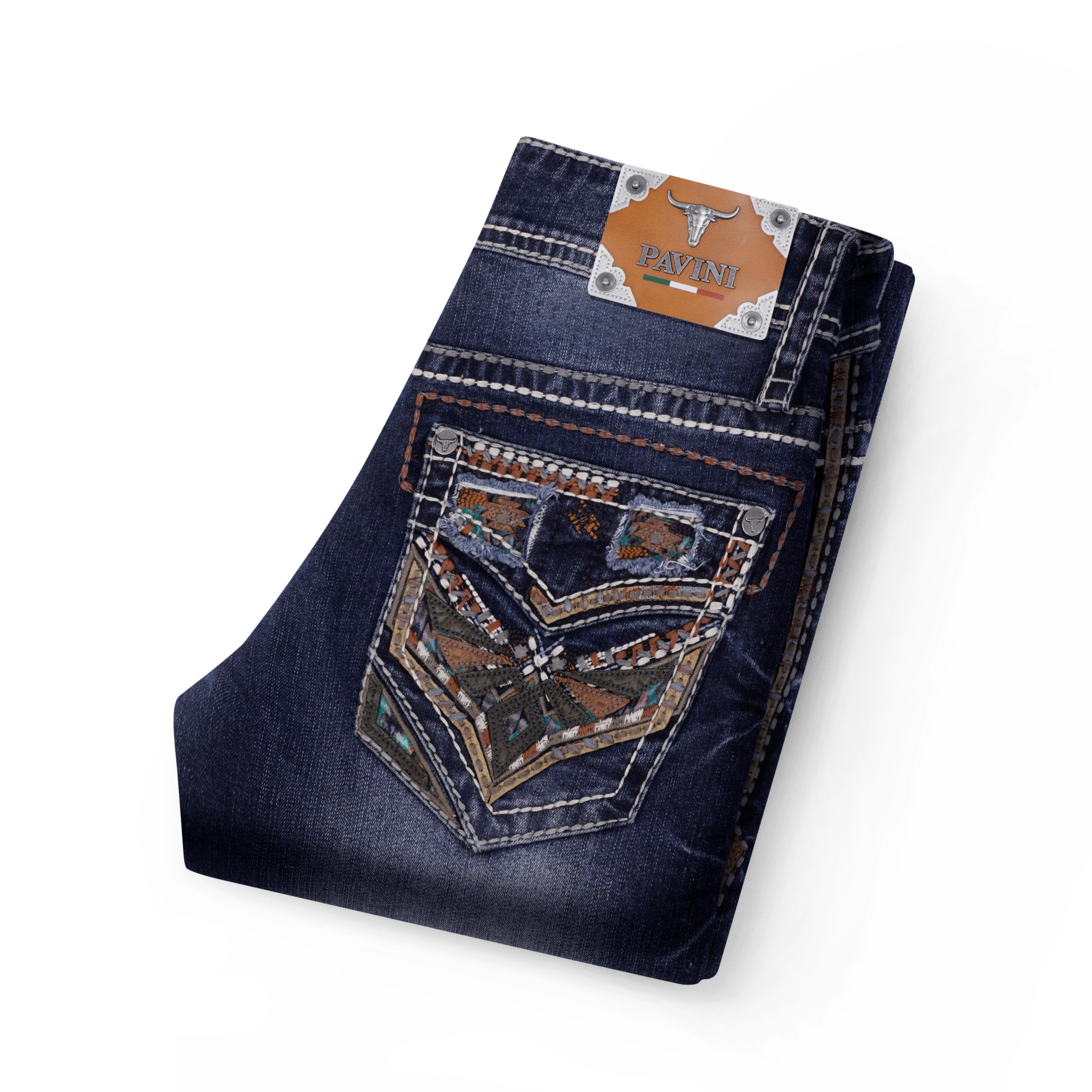 Men’s Design Stitched Jeans