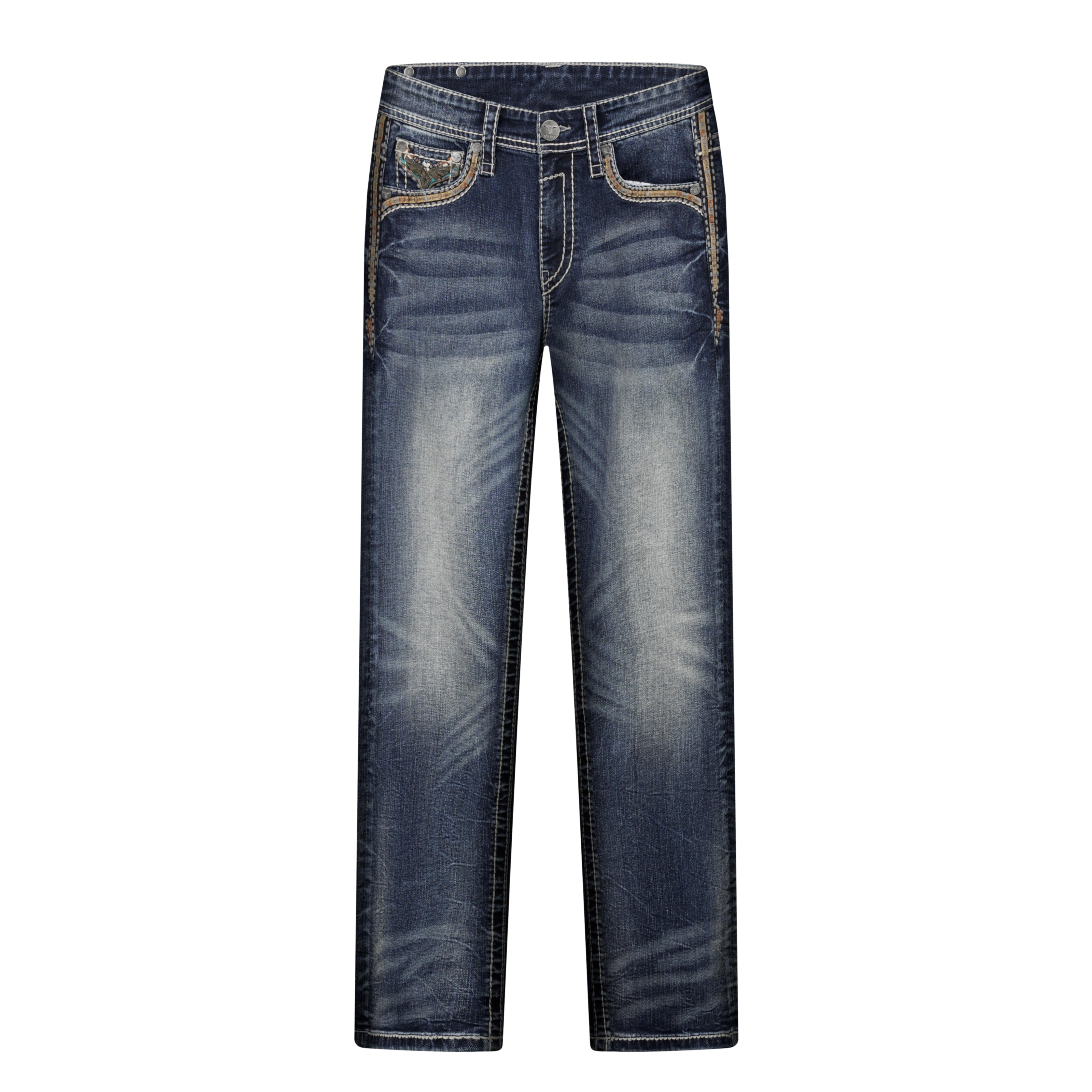 Men’s Design Stitched Jeans