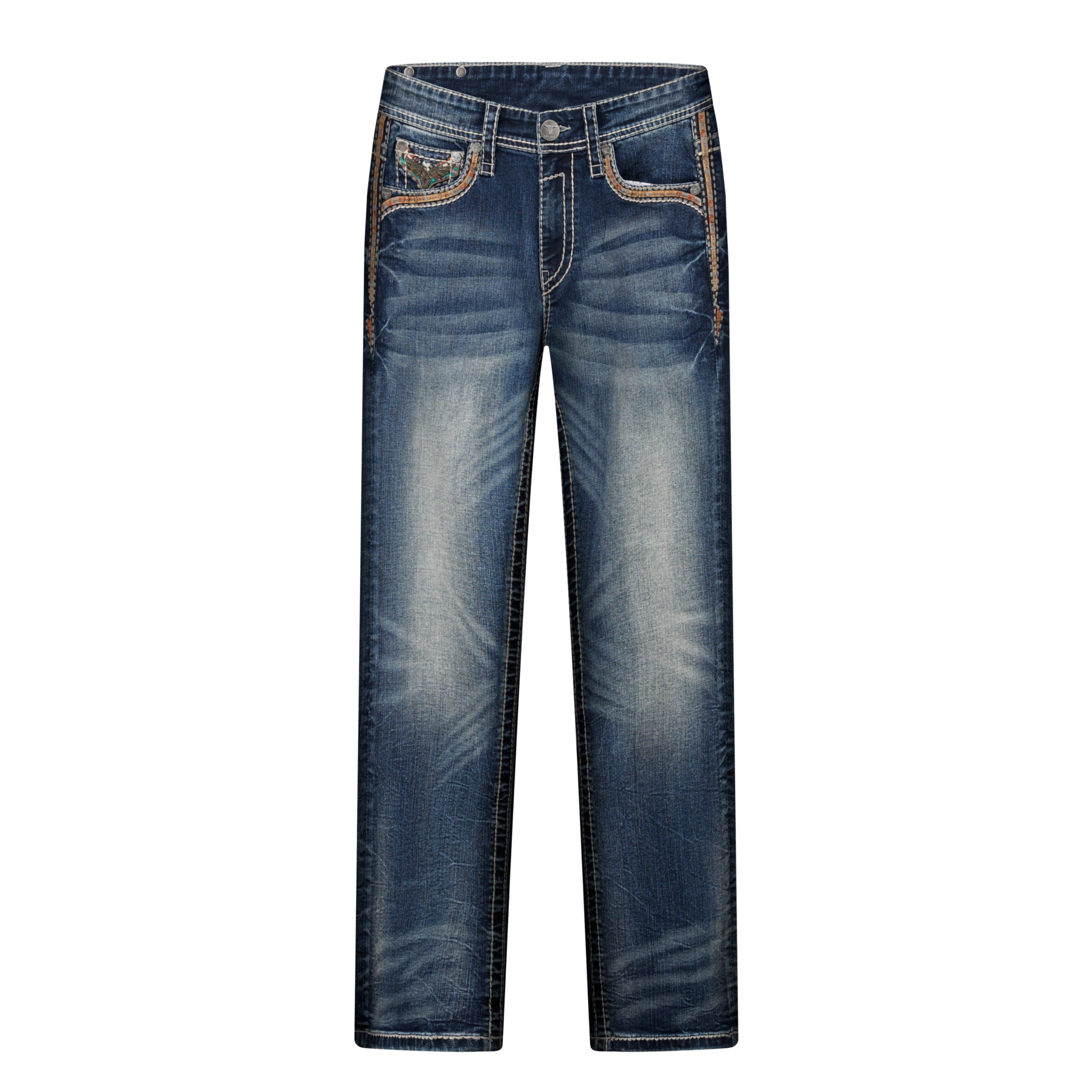 Men’s Design Stitched Jeans