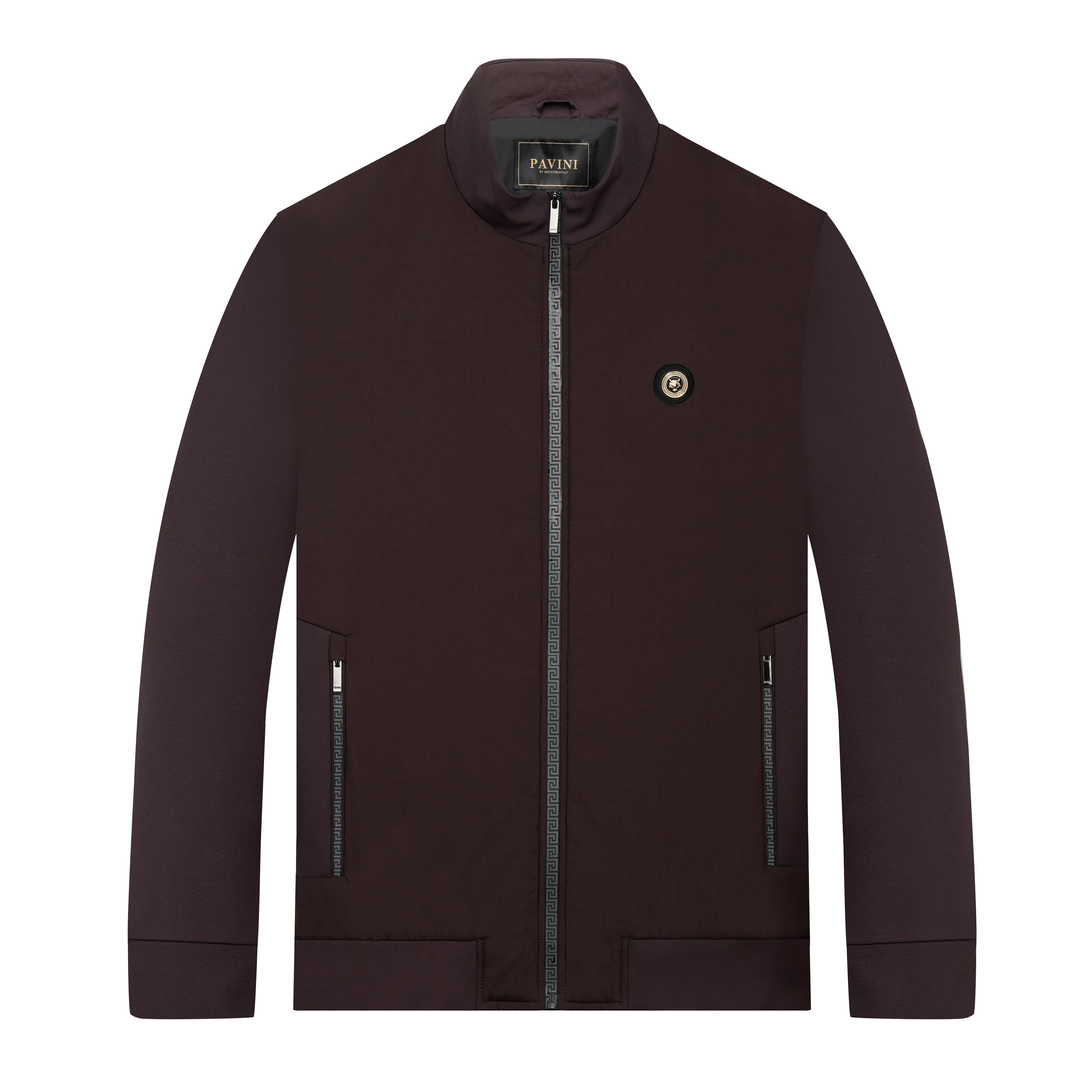 Men’s Stand Collar Zip-Up Jacket