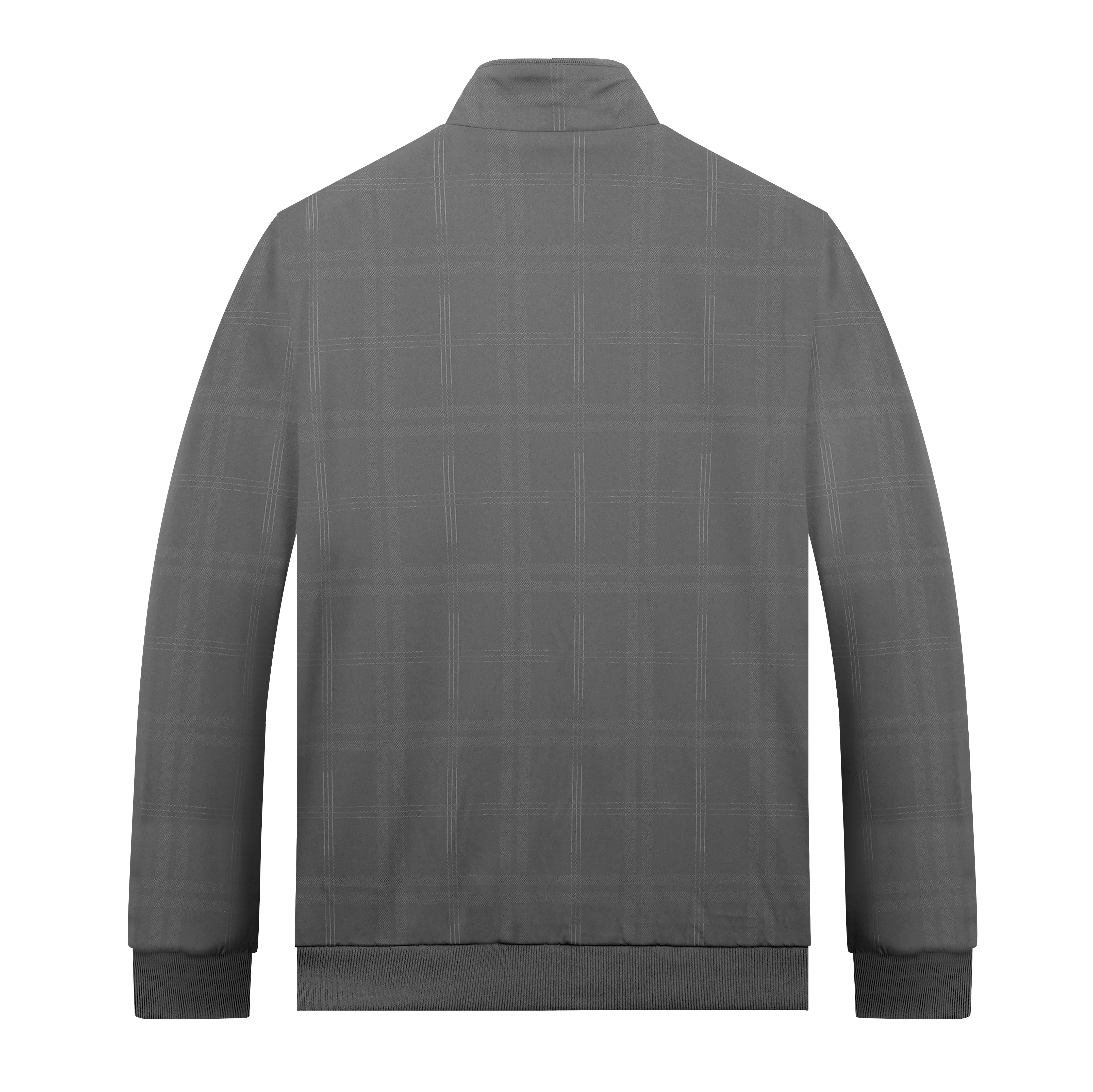 Men’s Plaid Zip-Up Jacket