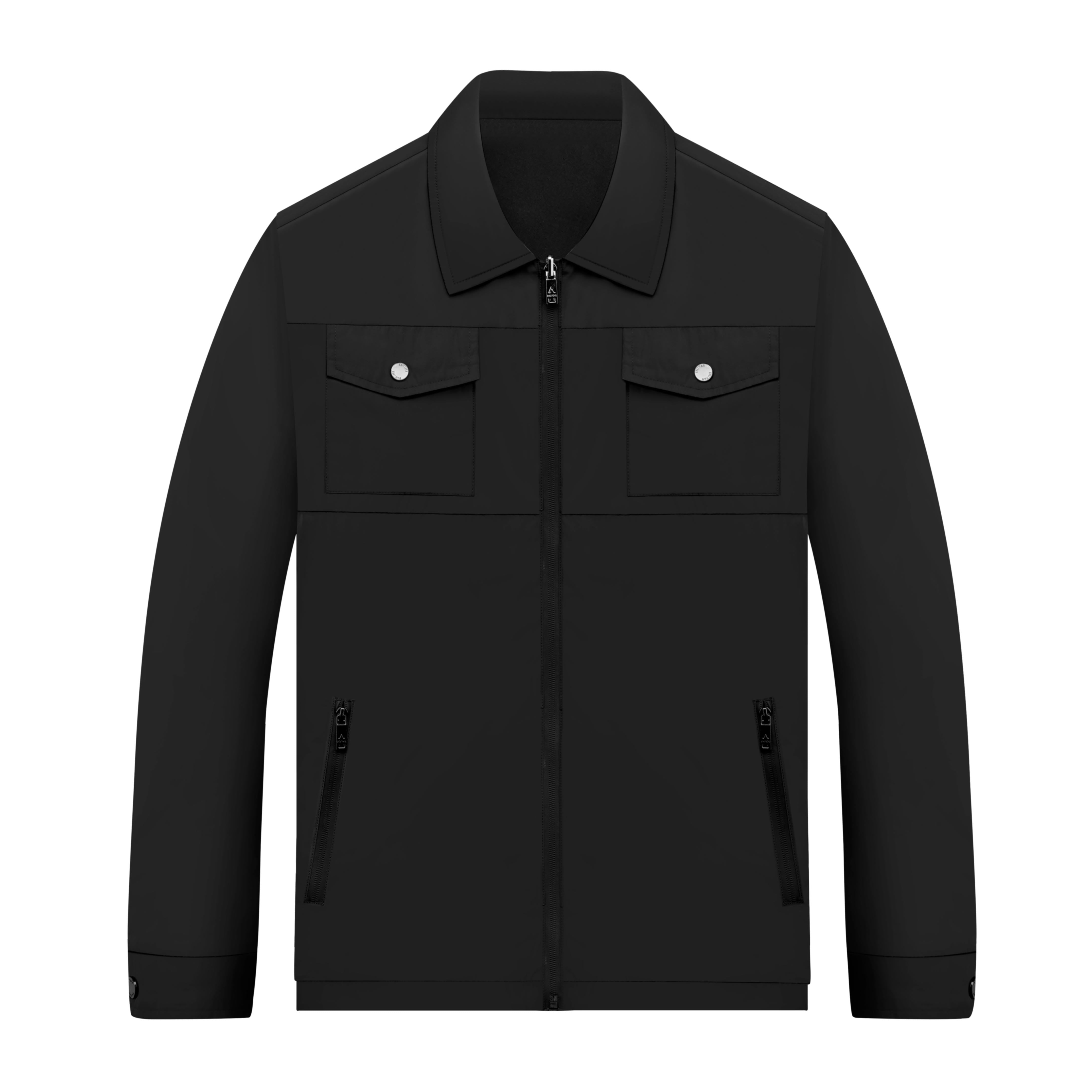 Men’s Zip-Up Shirt Jacket