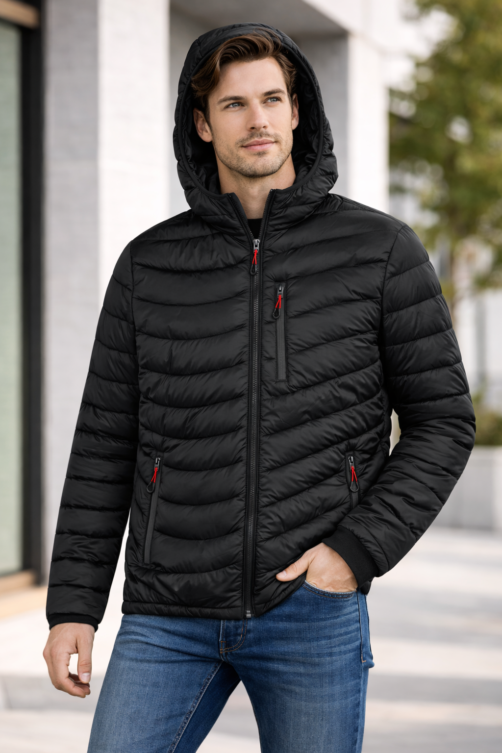 Men’s Hooded Puffer Jacket