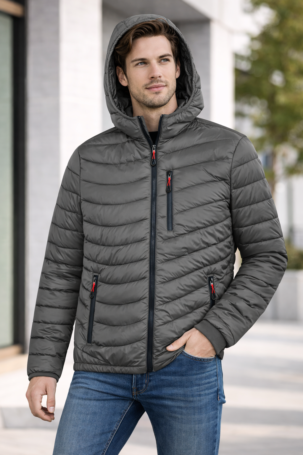 Men’s Hooded Puffer Jacket