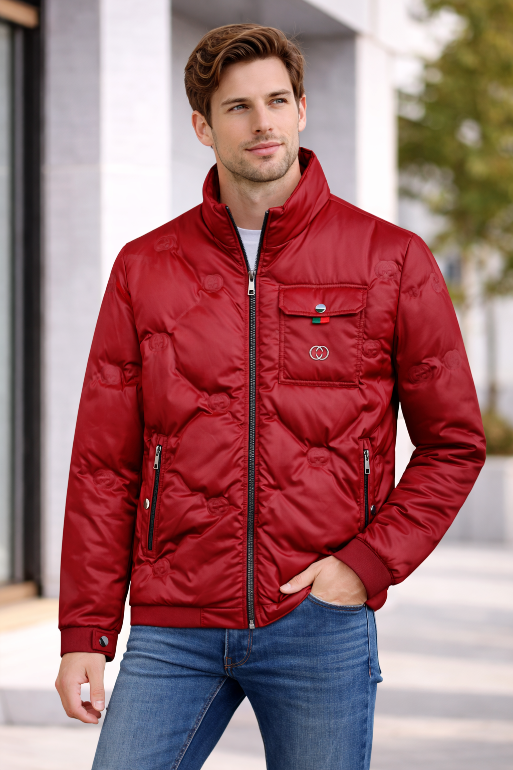 Men's Quilted Puffer Jacket – Pavini Men's Quilted Puffer Jacket – Pavini