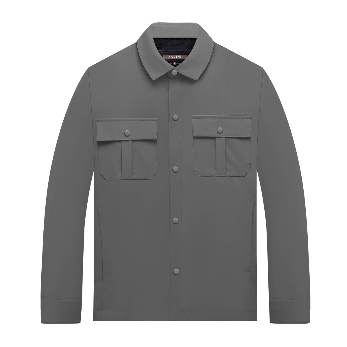 Pavini Men's Snap-Front Utility Jacket - JK-606