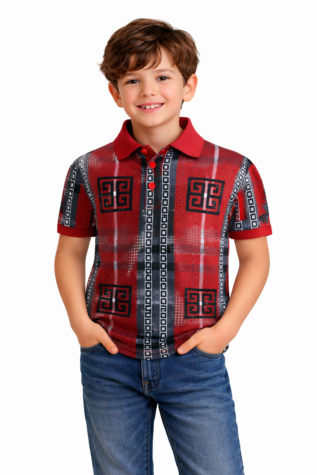 PAVINI KIDS Short Sleeve Polo Shirt