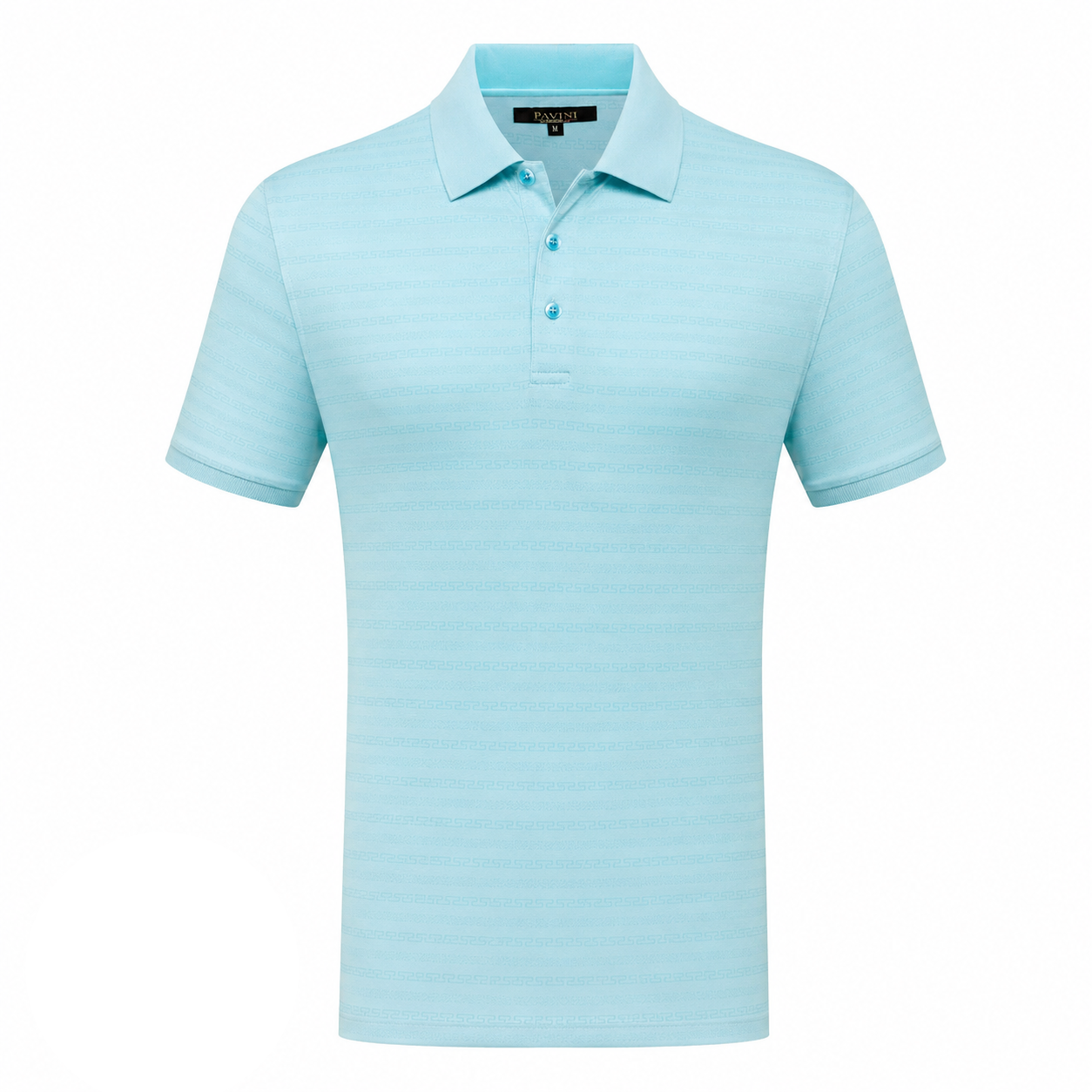 Short Sleeve Patterned Polo