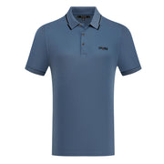 Polo Shirt with Chest Logo & Contrast Collar Trim
