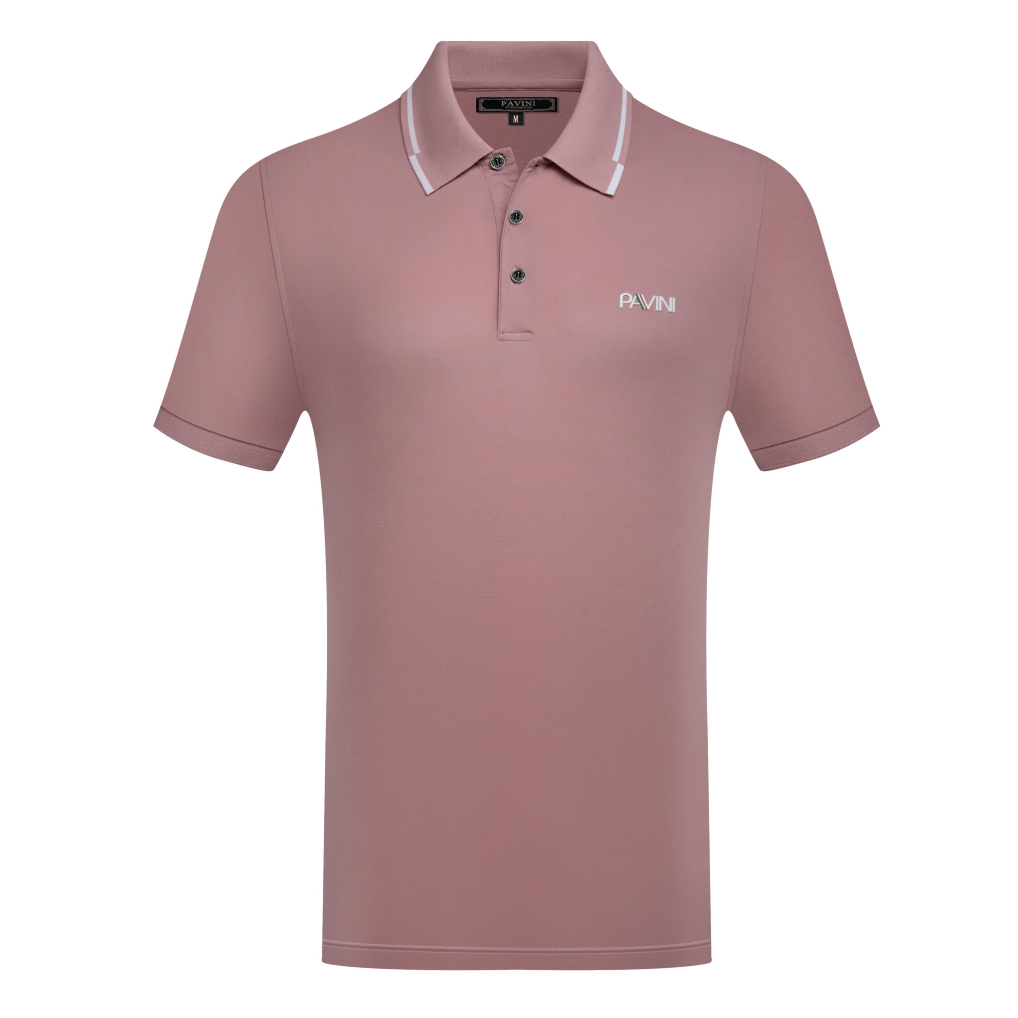 Polo Shirt with Chest Logo & Contrast Collar Trim