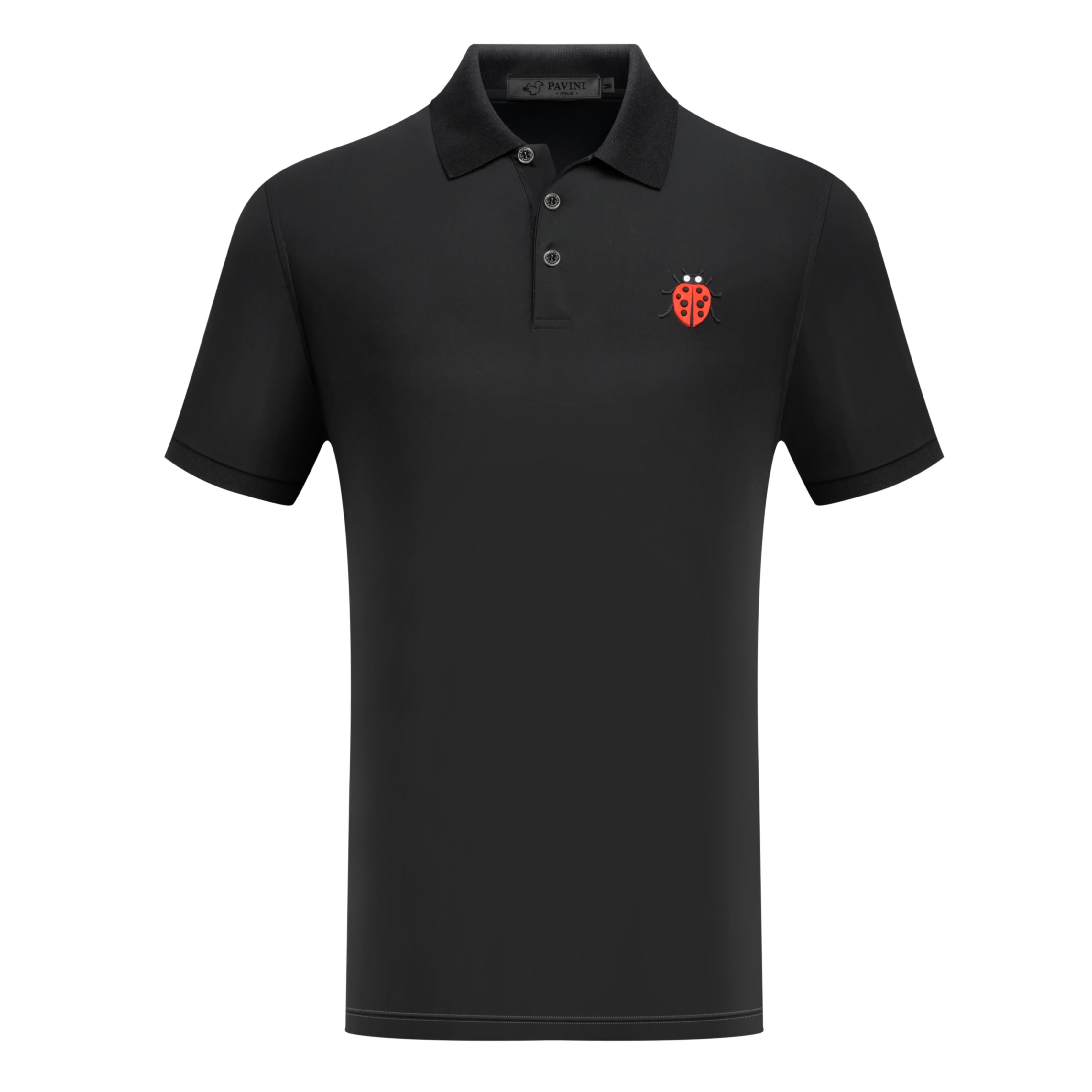Polo Shirt with Ladybug Chest Detail
