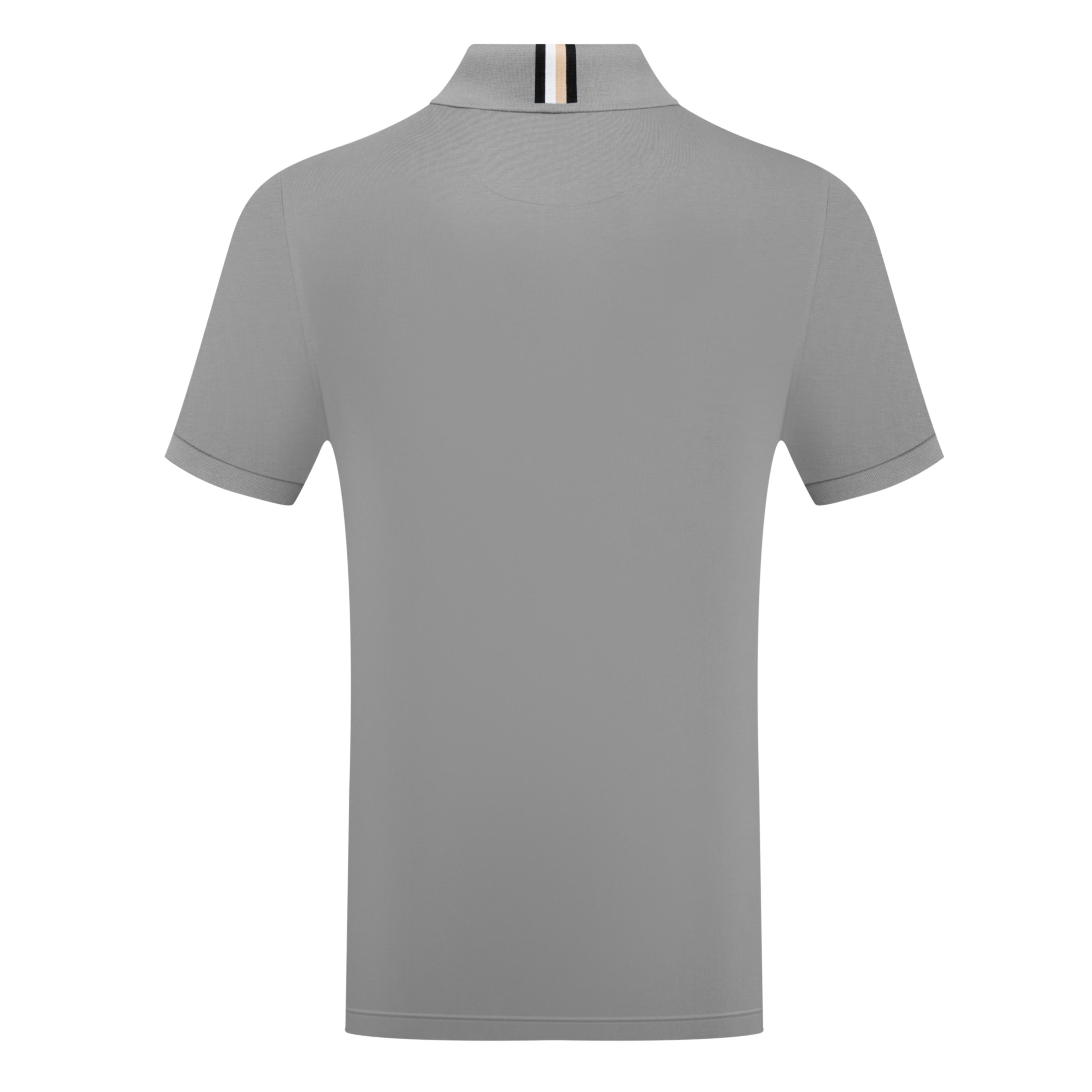 Solid Polo Shirt with Contrast Inner Collar Detail