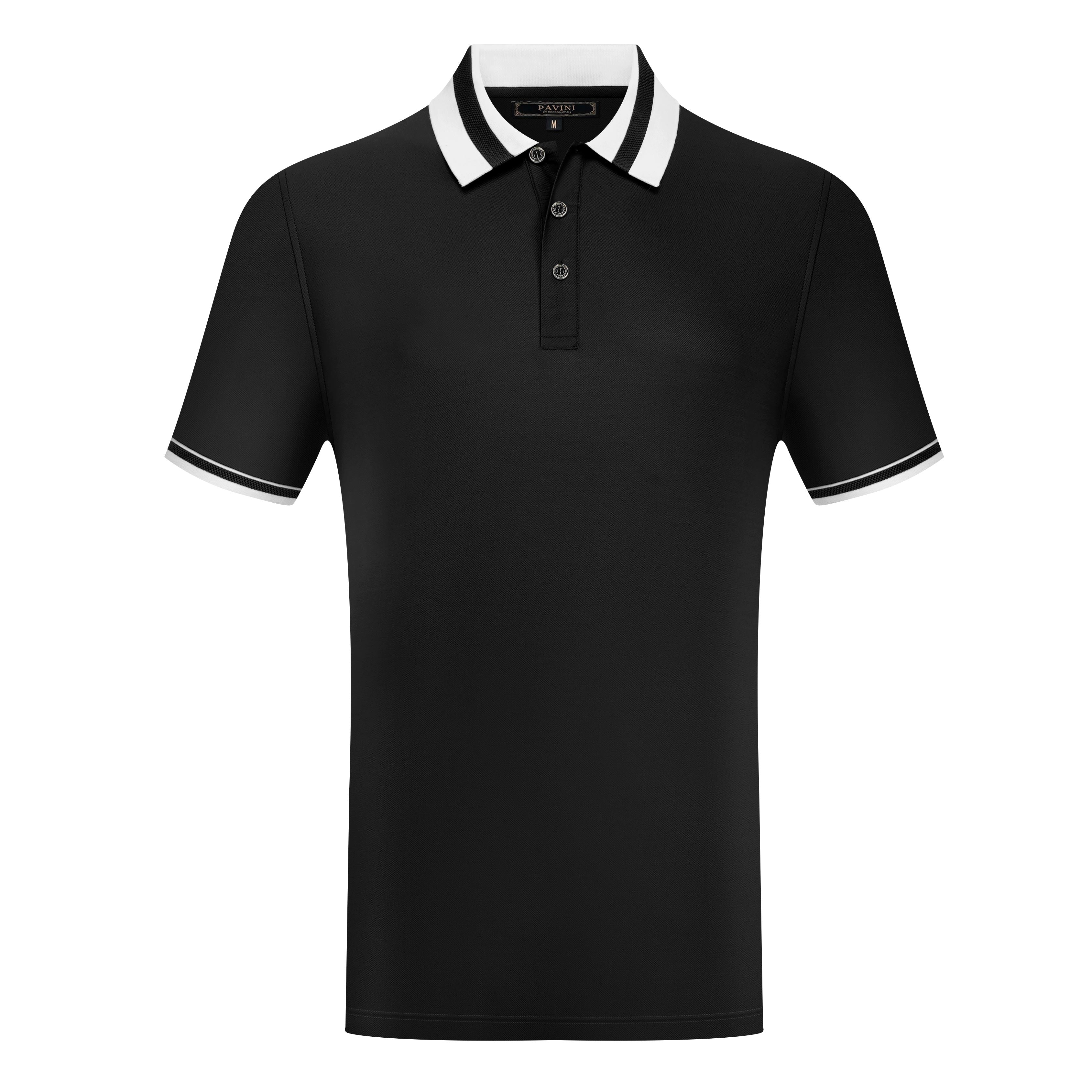 Men’s Contrast Collar Polo Shirt