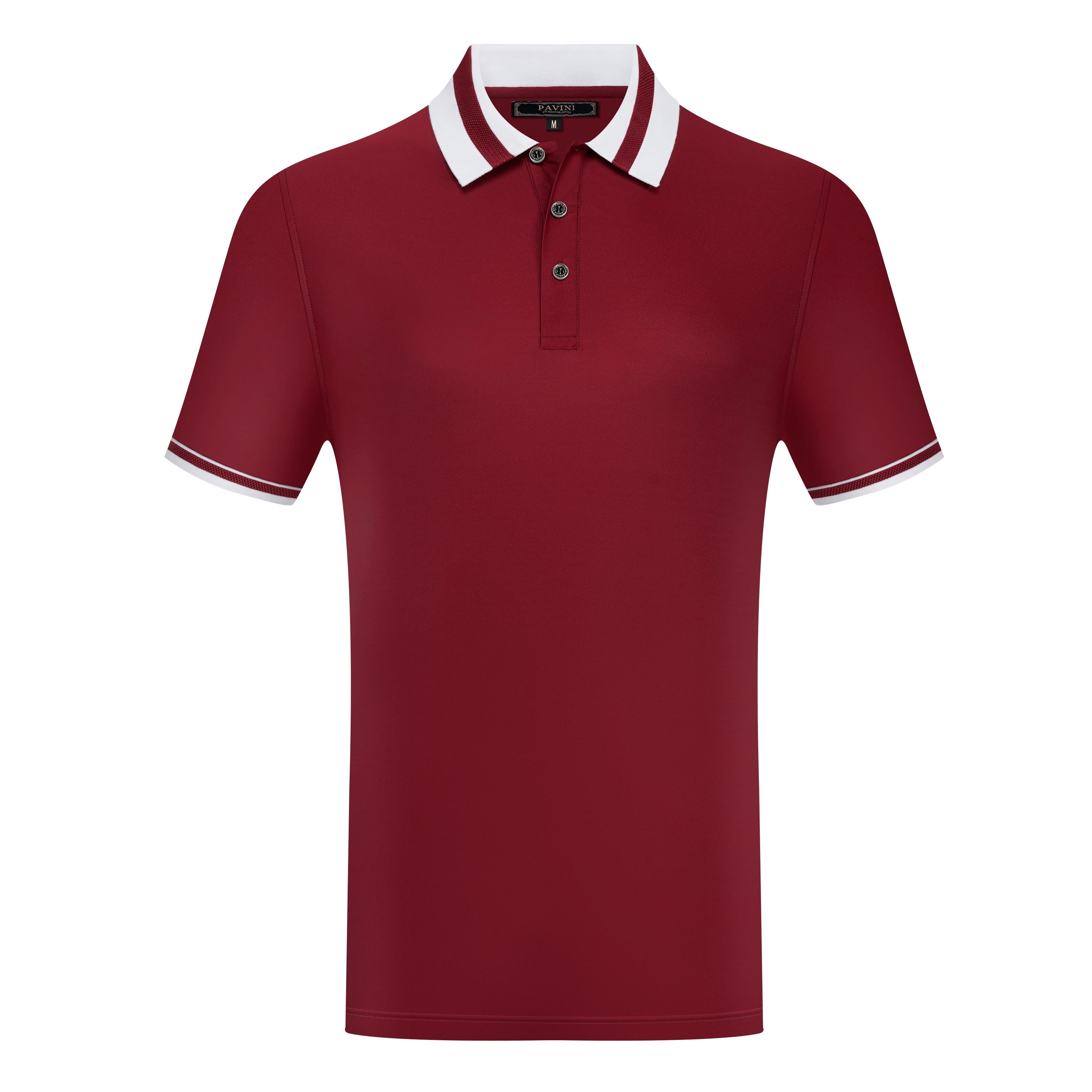 Men’s Contrast Collar Polo Shirt