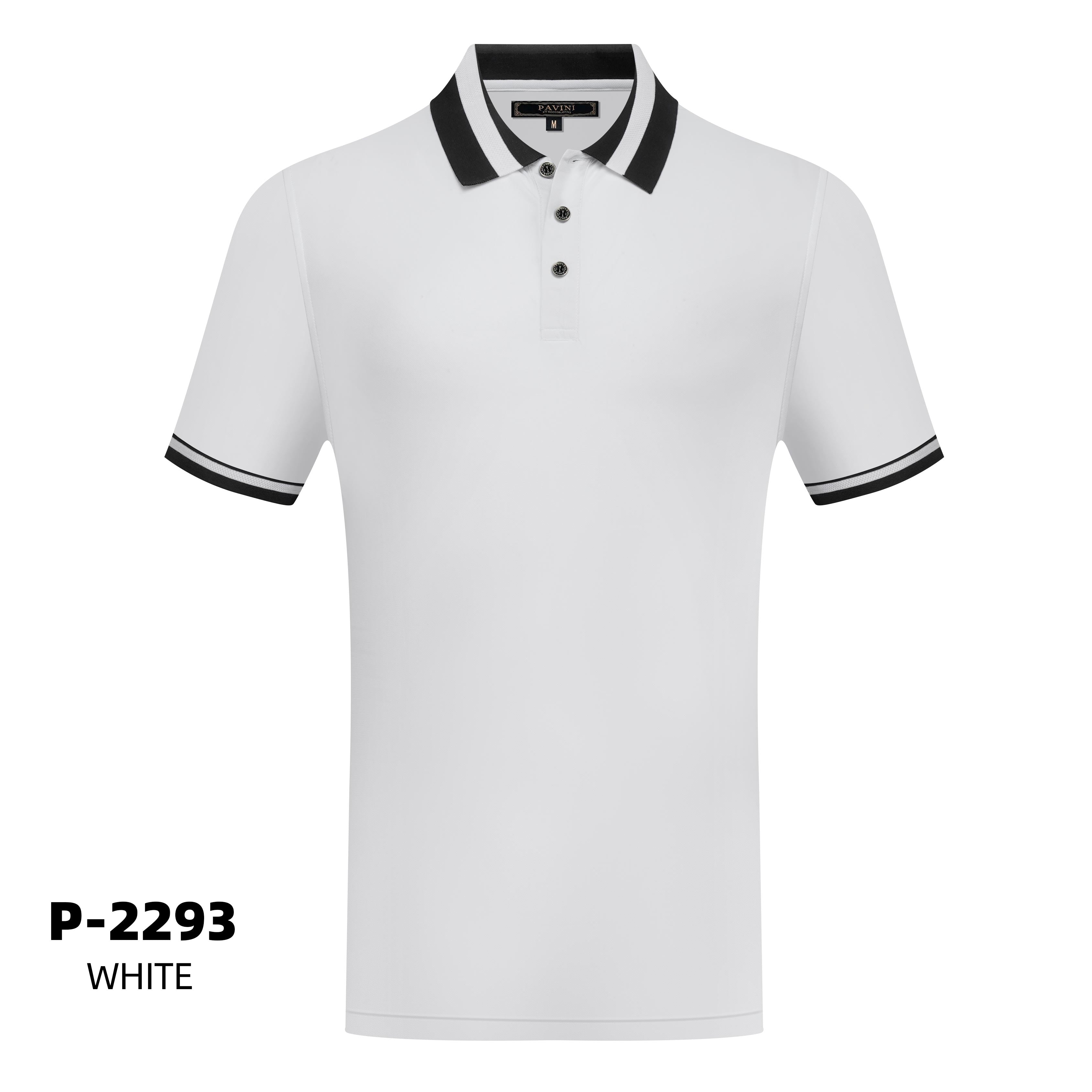 Men’s Contrast Collar Polo Shirt