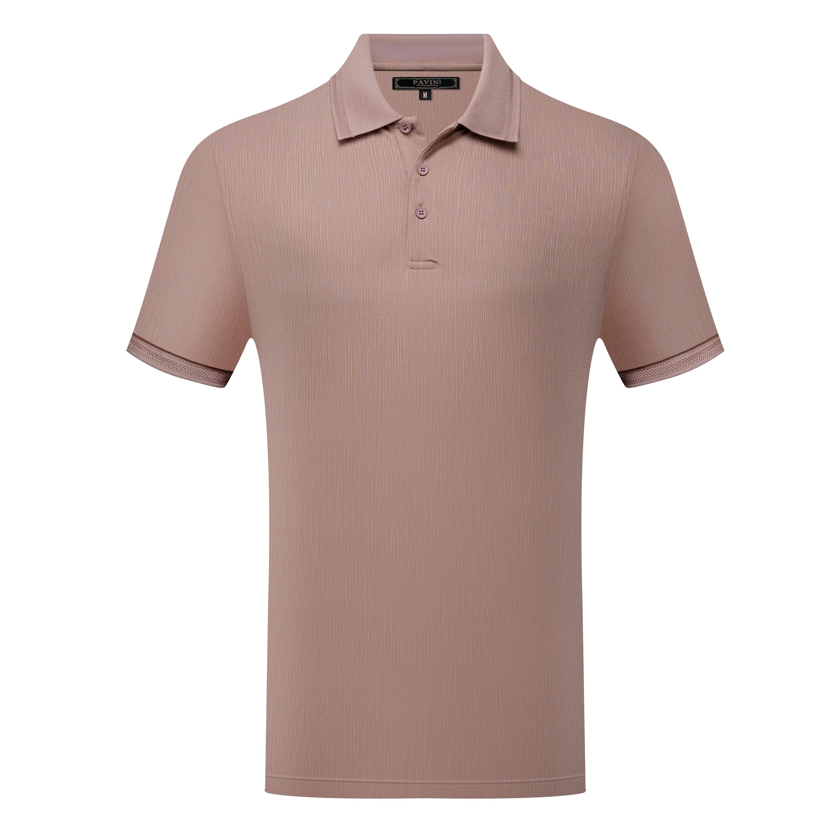 Men’s Textured Polo Shirt