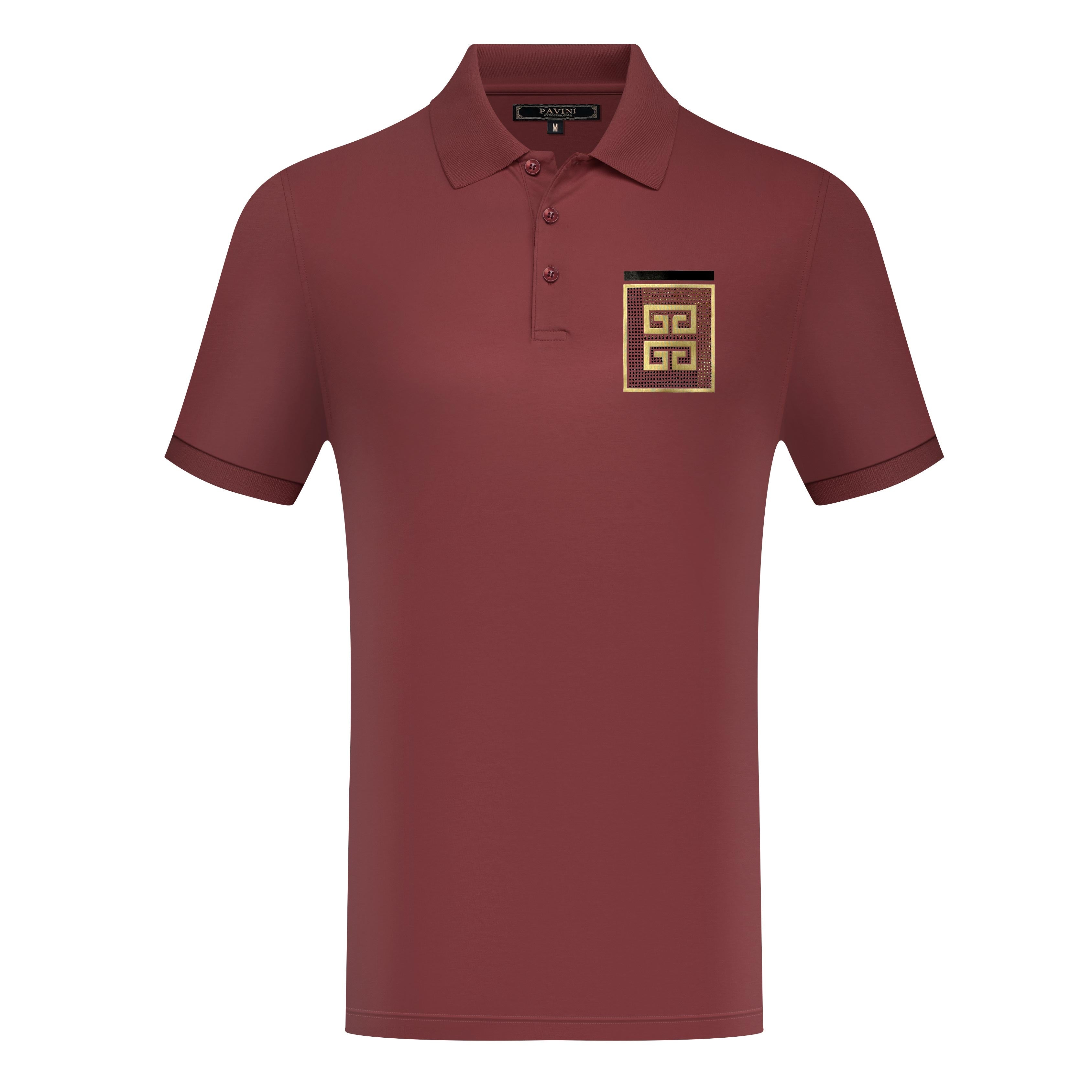 Luxury Chest Emblem Polo Shirt