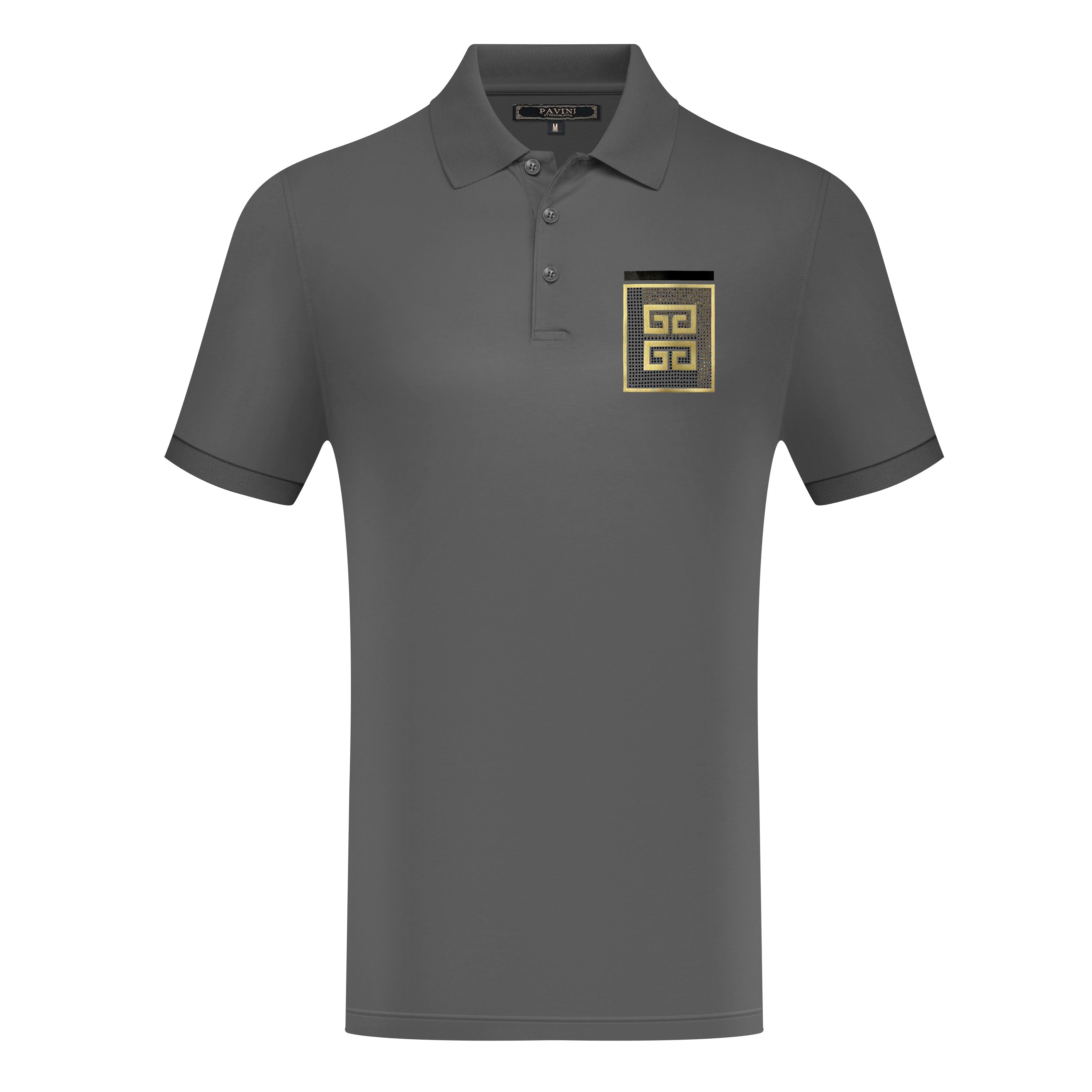 Luxury Chest Emblem Polo Shirt