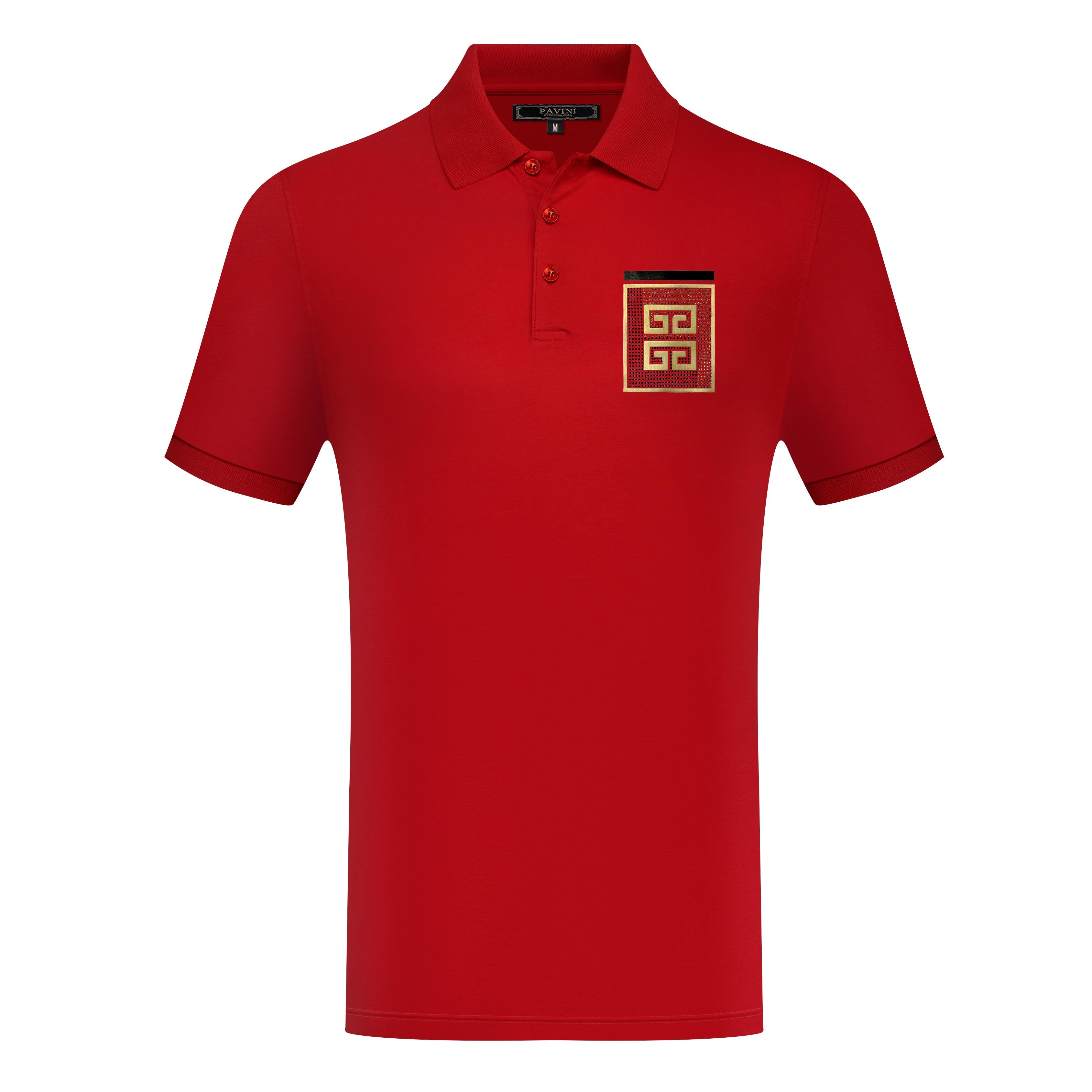 Luxury Chest Emblem Polo Shirt