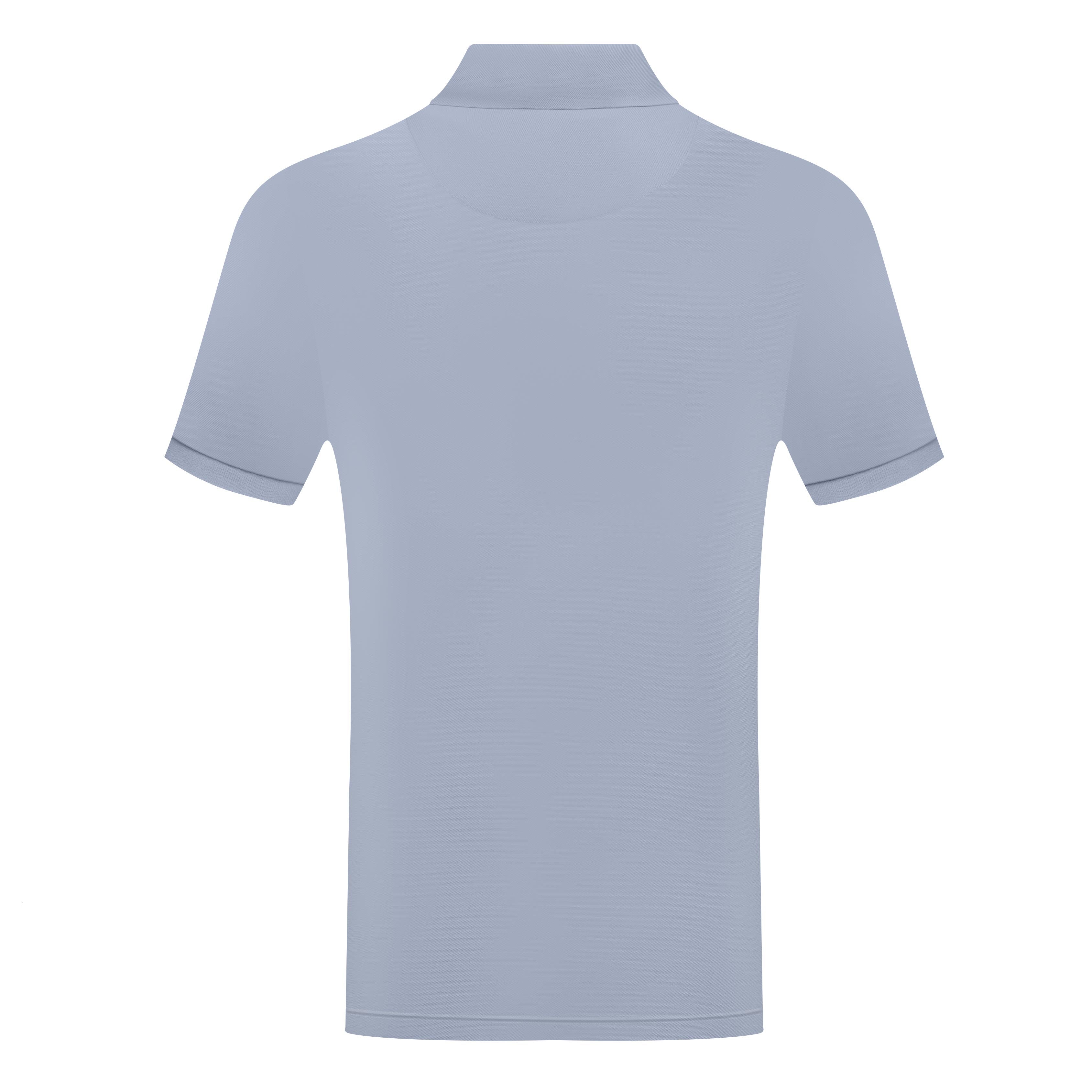 Men’s Solid Polo Shirt with Logo Chest Detail