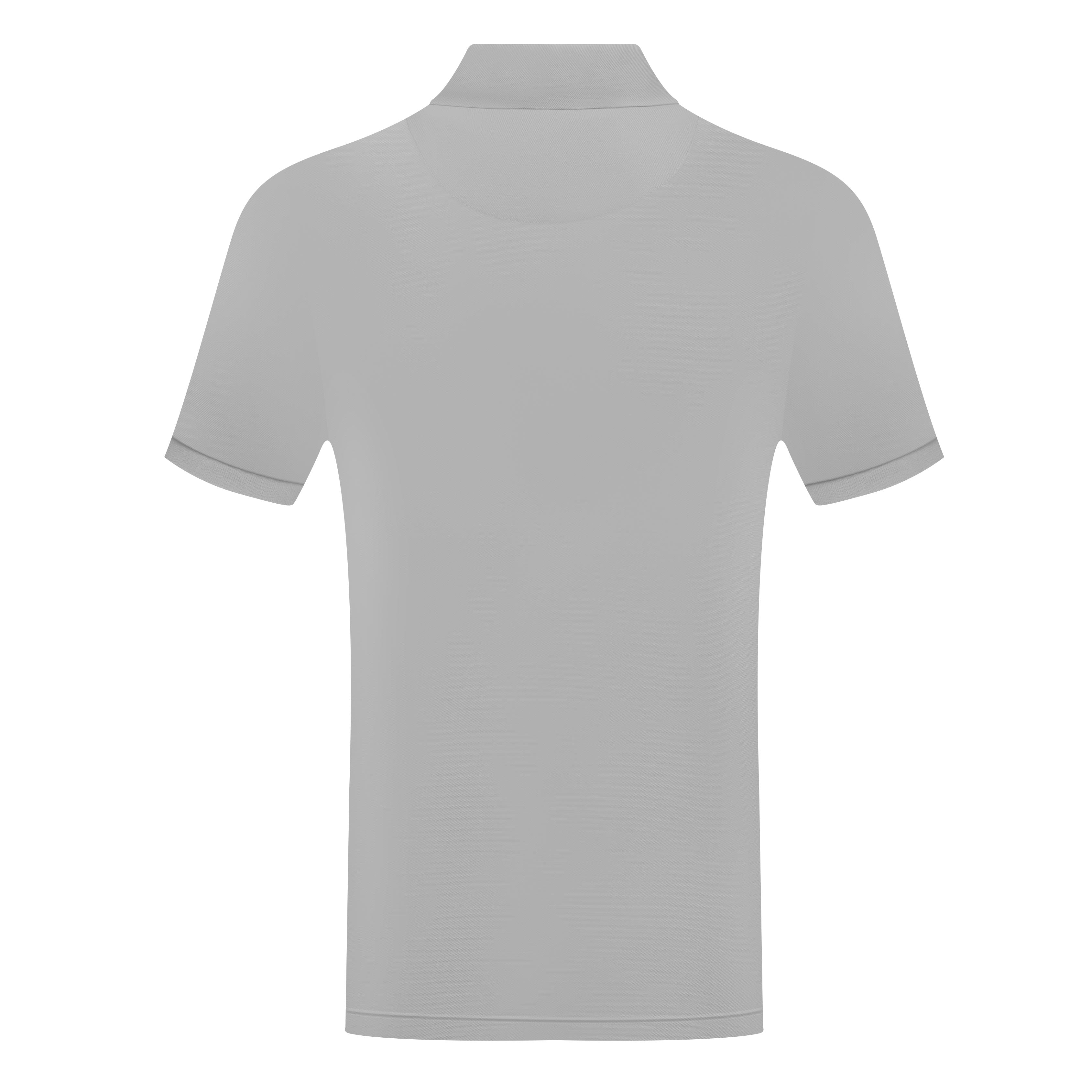 Men’s Solid Polo Shirt with Logo Chest Detail