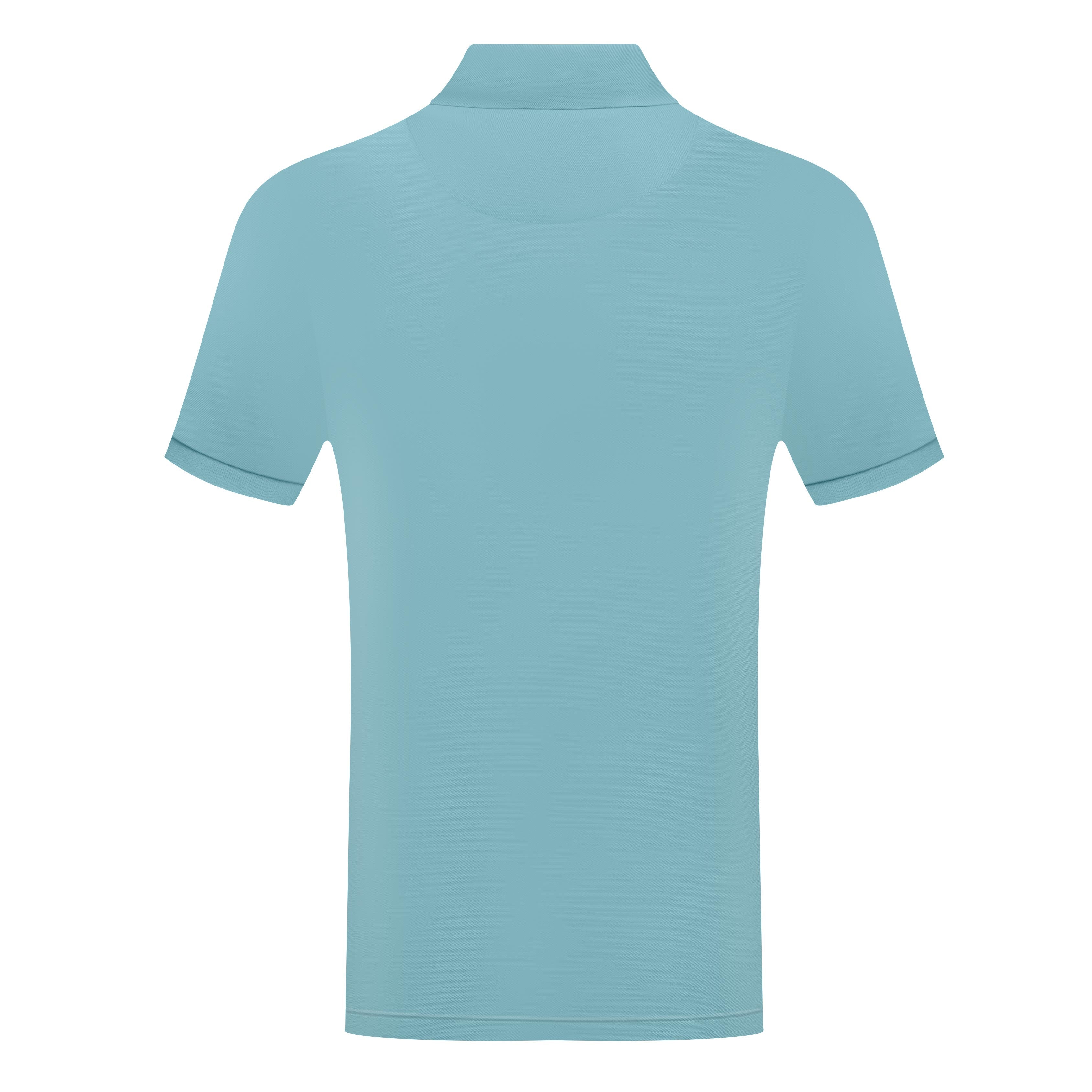Men’s Solid Polo Shirt with Logo Chest Detail