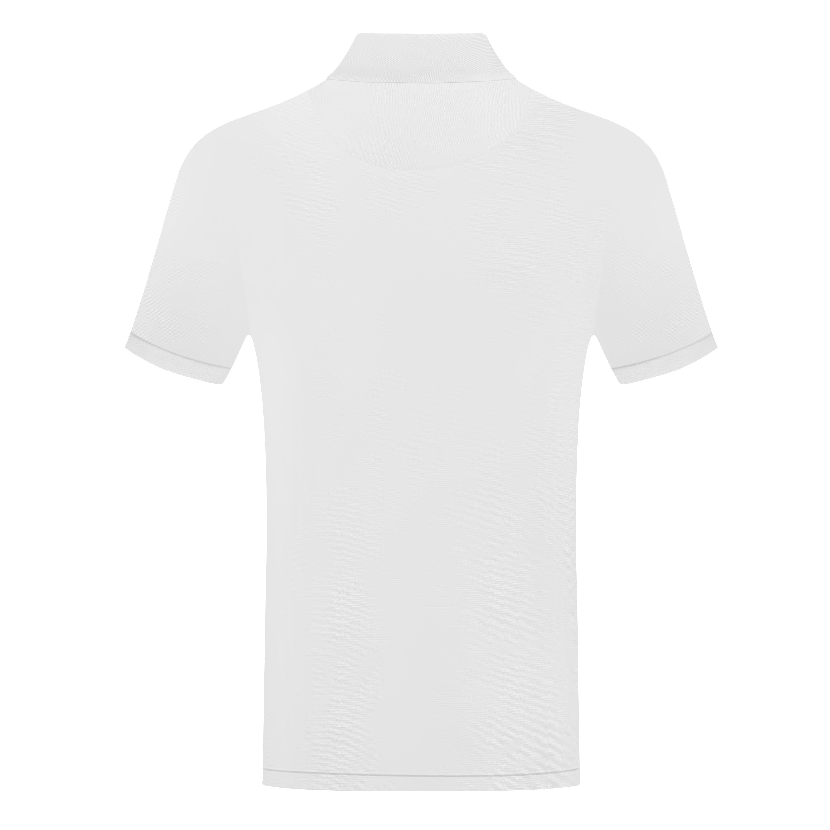 Men’s Solid Polo Shirt with Logo Chest Detail