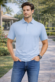Performance Textured Polo Shirt