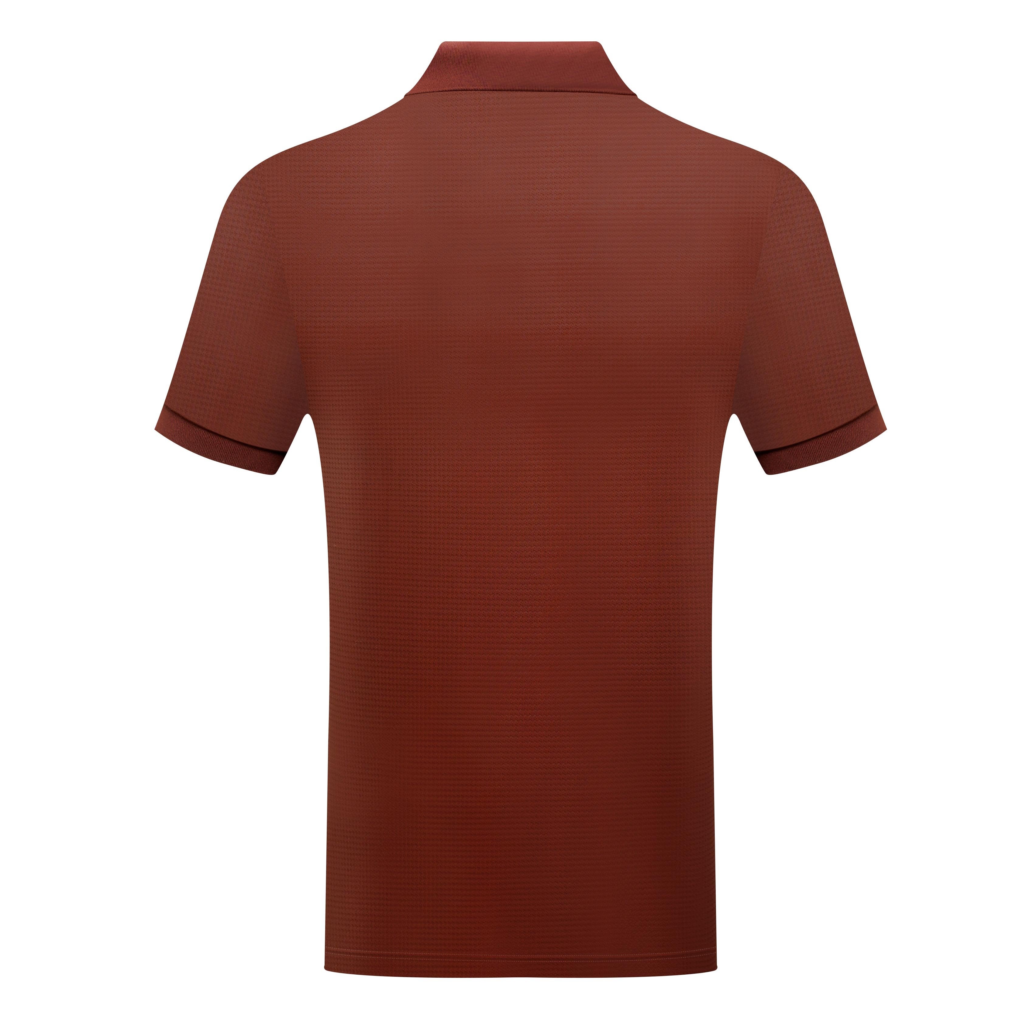 Textured Band Polo Shirt