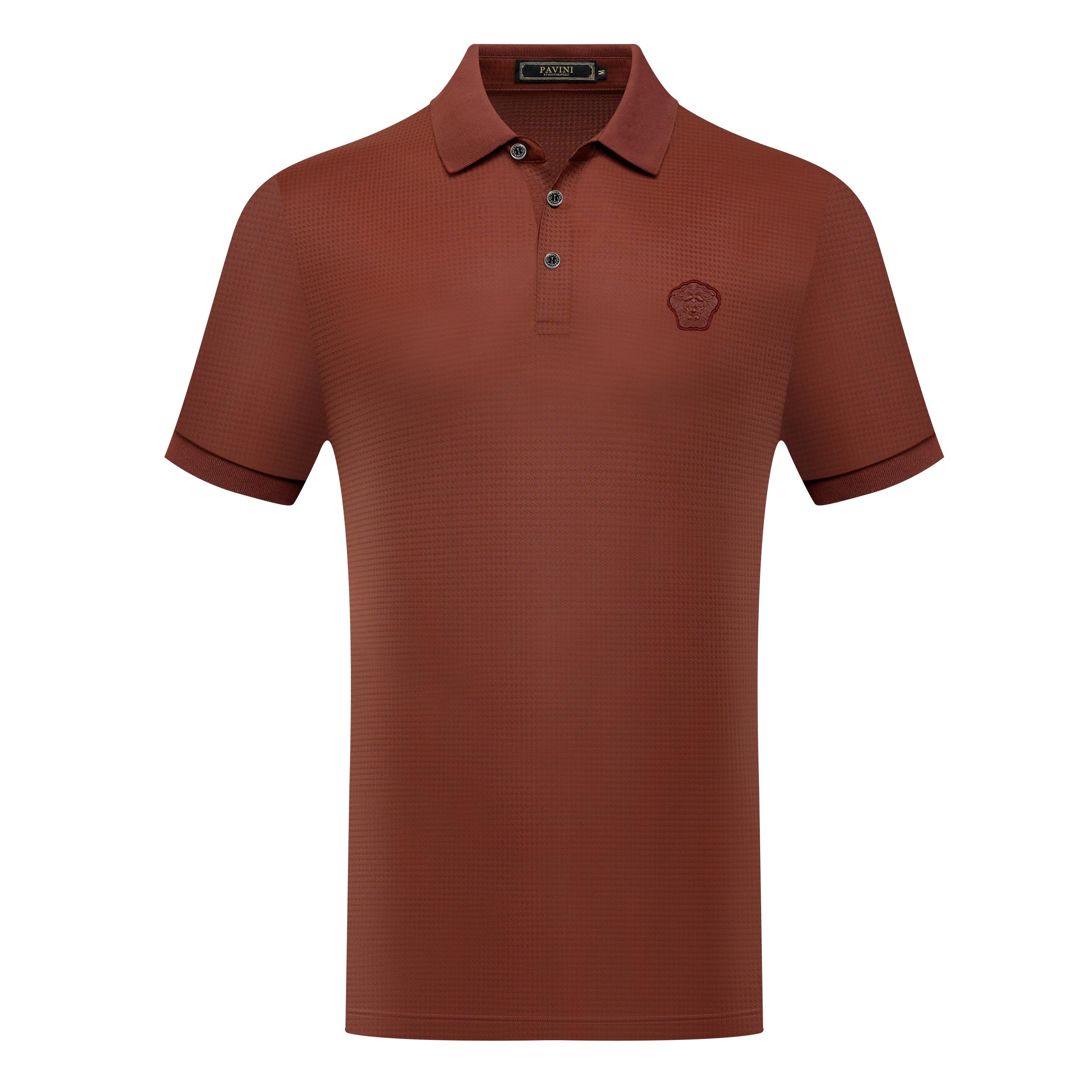Textured Band Polo Shirt