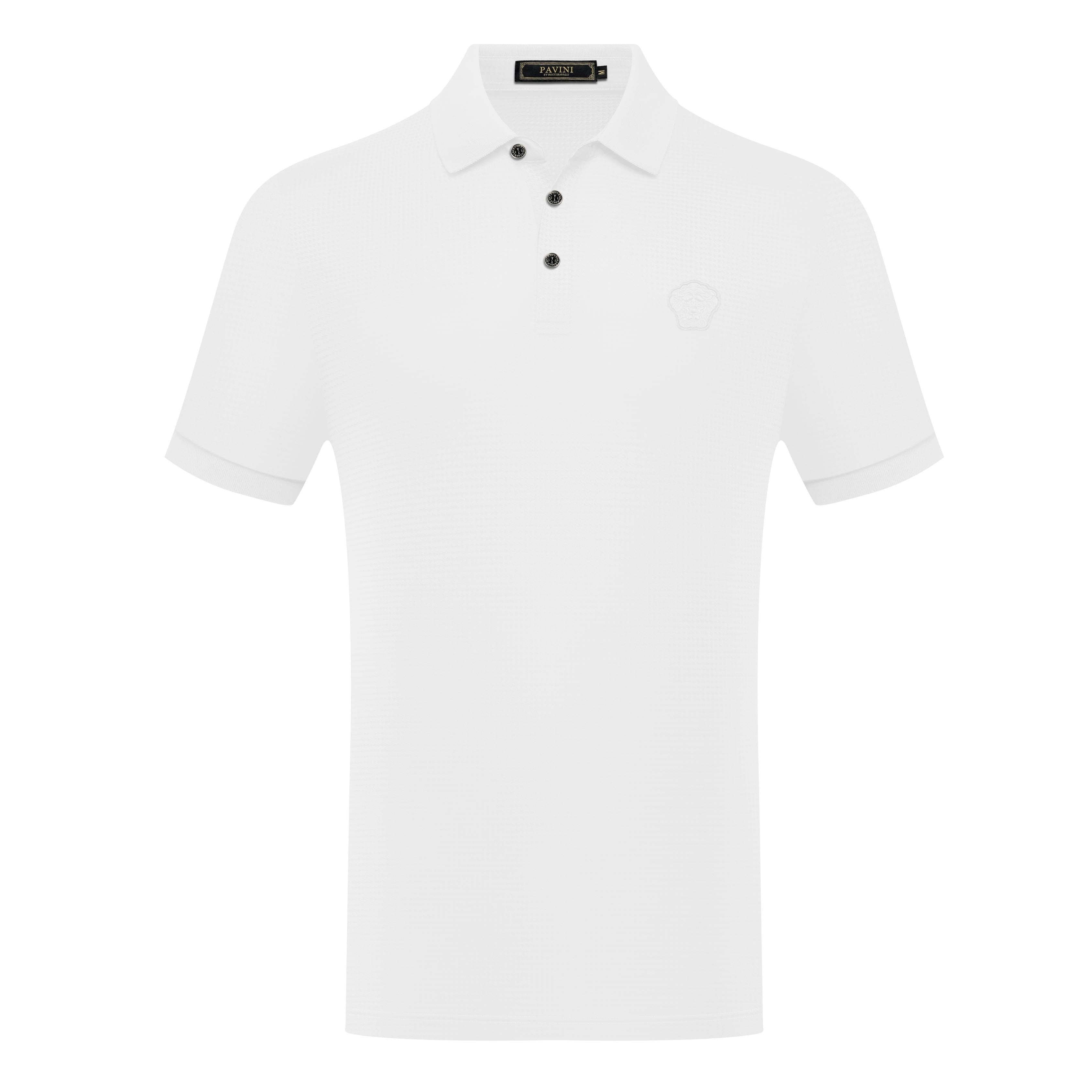 Textured Band Polo Shirt