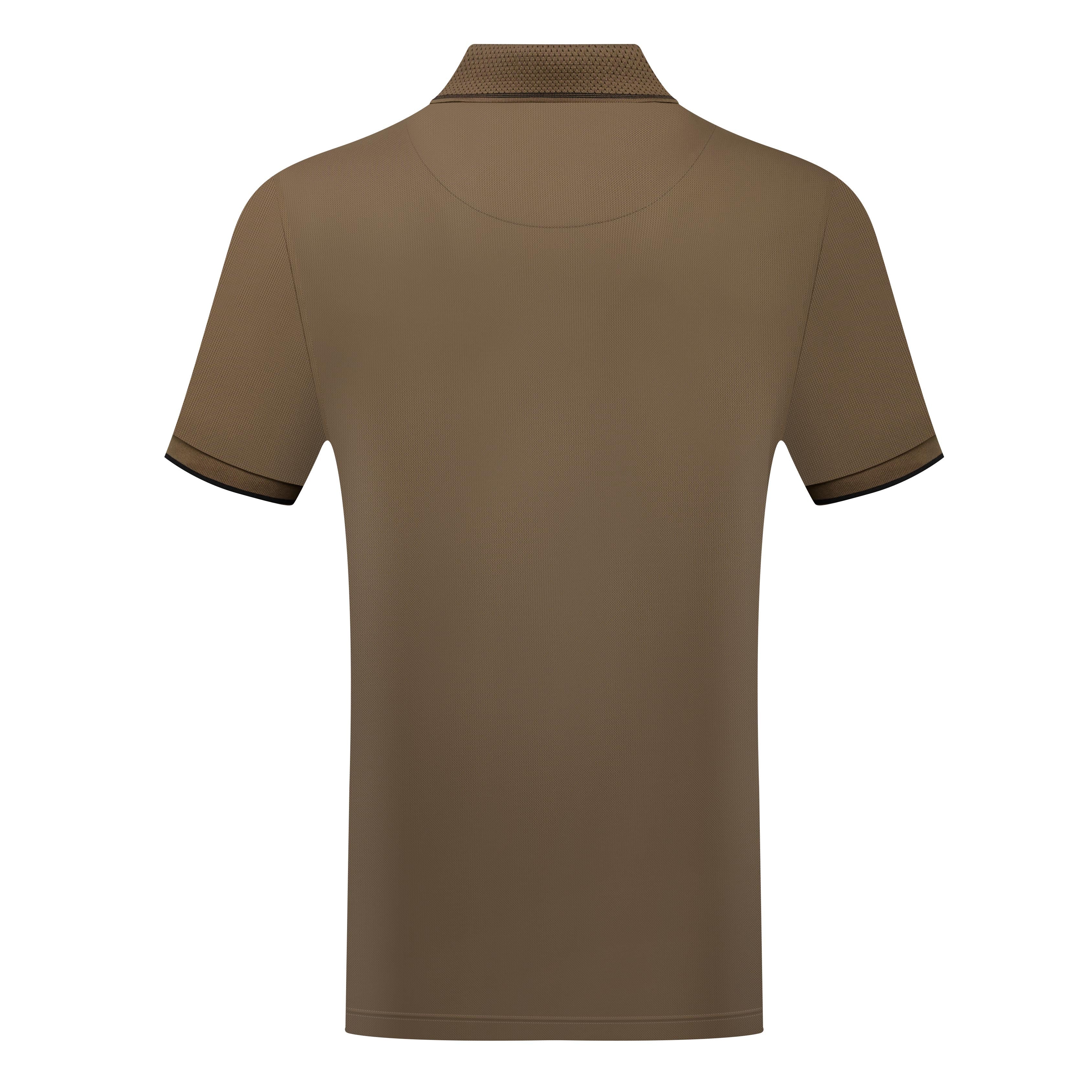 Short Sleeve Polo with Contrast Collar & Sleeve Trim