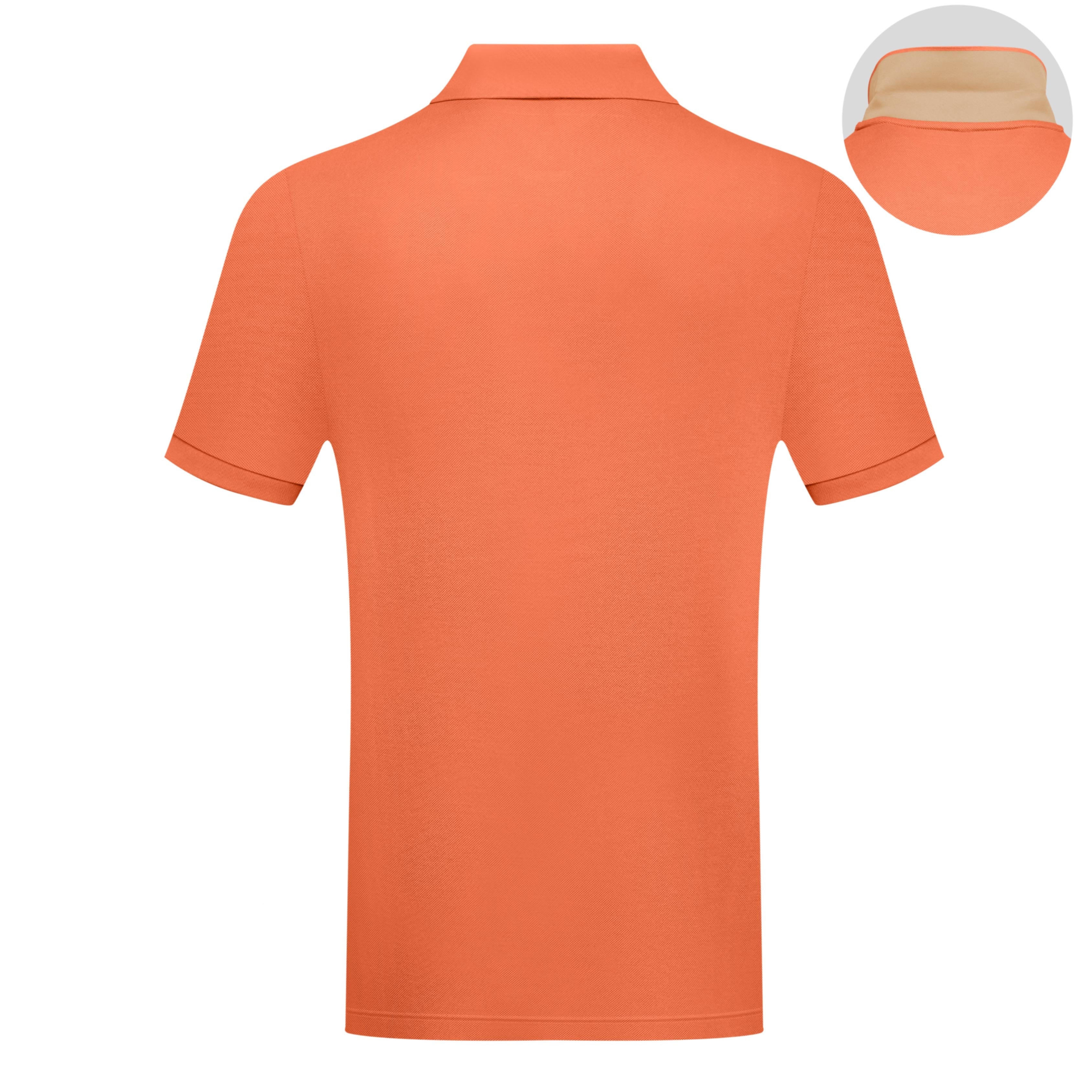 Short Sleeve Polo with BOBS Chest Logo & Contrast Collar Detail