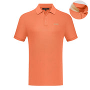 Short Sleeve Polo with BOBS Chest Logo & Contrast Collar Detail