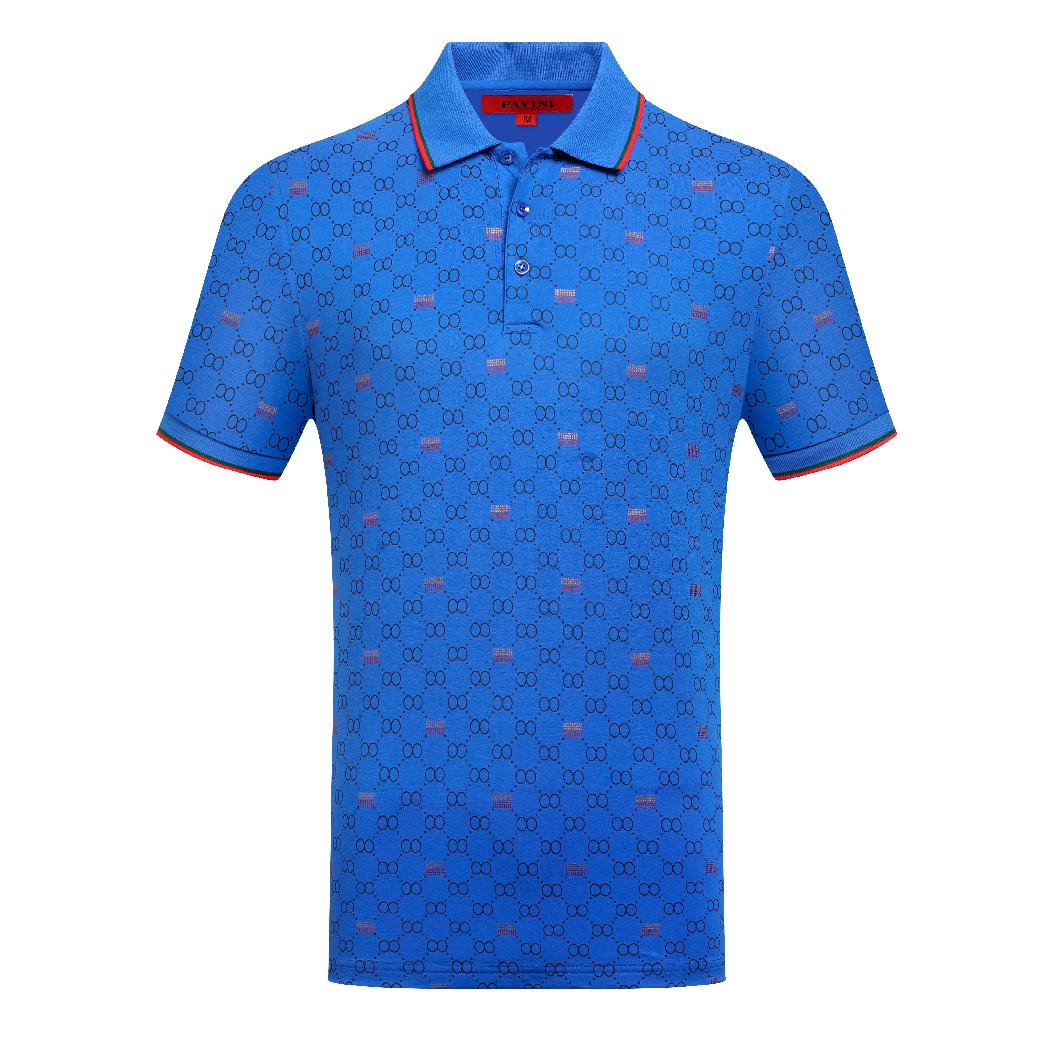 Allover Print Polo Shirt