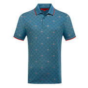Allover Print Polo Shirt