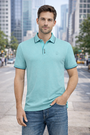Contrast Trim Polo Shirt